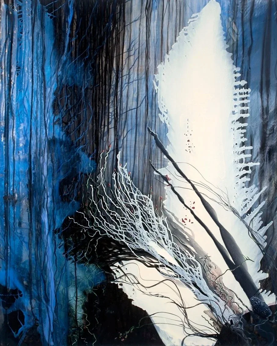 Vera Möller, liquilumber, 2013, oil on linen, 200 x 168 cm