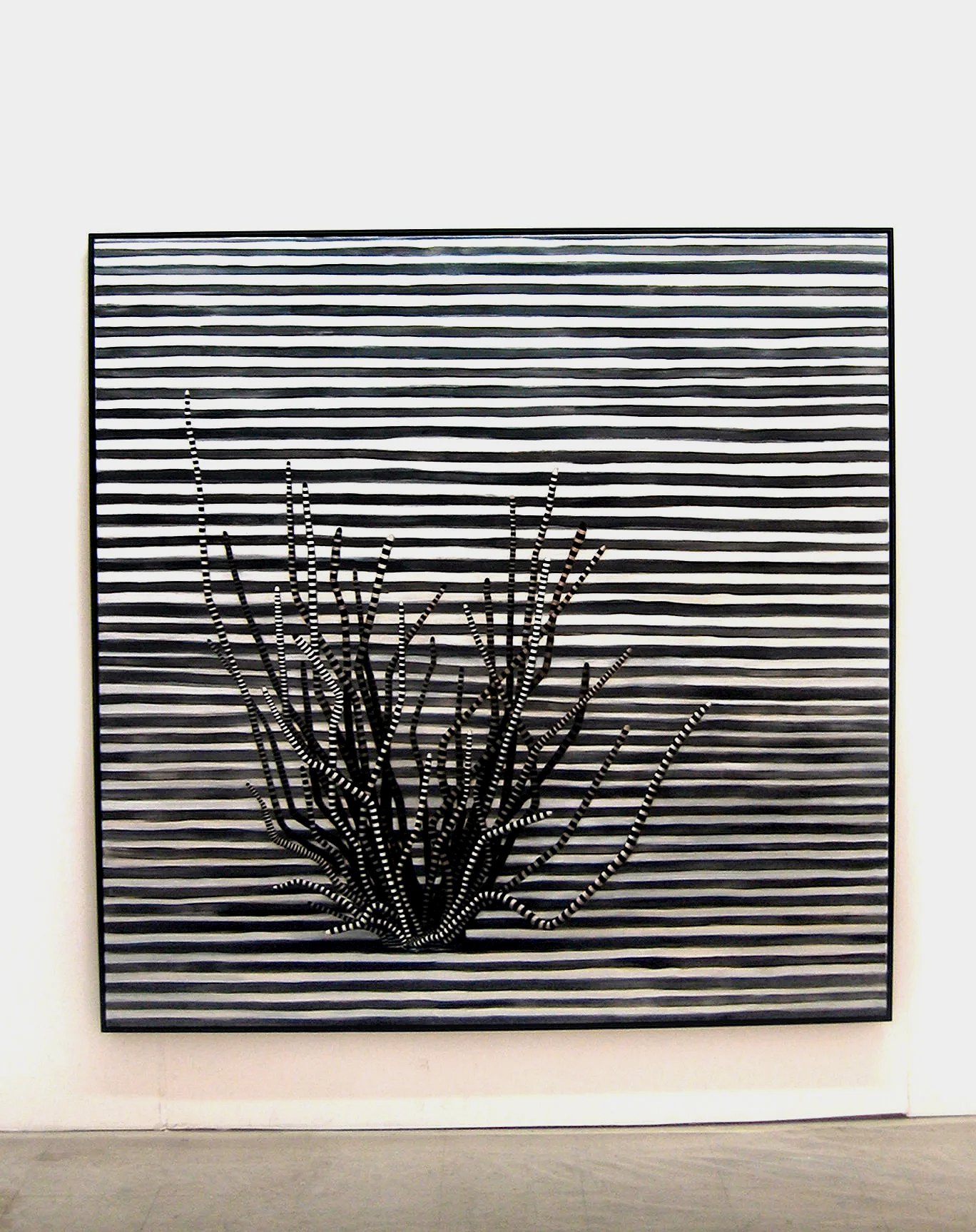 Vera Möller, 'collingwoodia', in the Spirit of Football, NGV, 2004. oil on canvas 180 x 180 cm