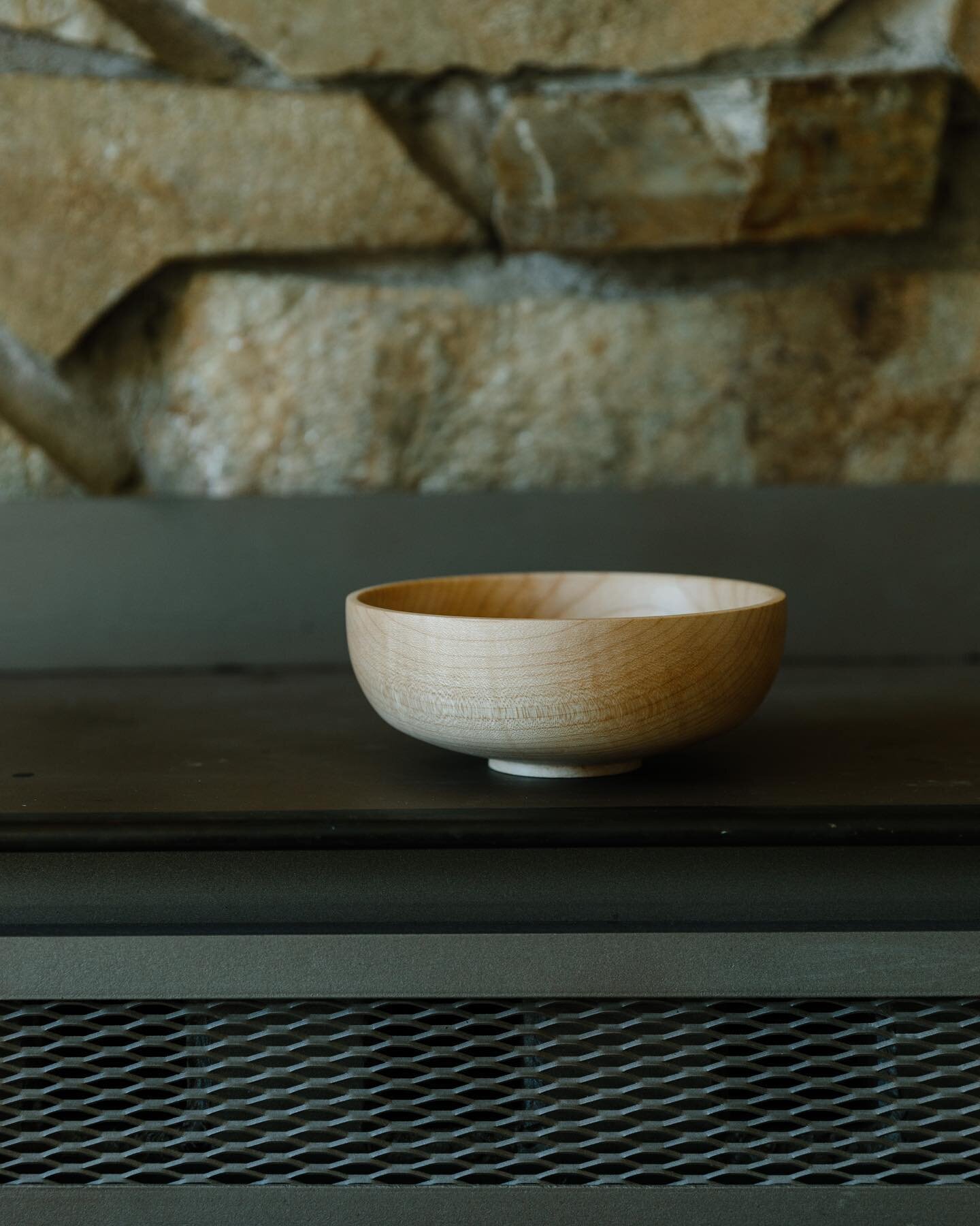 7&rdquo; Bowl in sugar maple (Acer saccharum). That&rsquo;s right&mdash;the same tree that gifts us with delicious maple sap (boiled to create pure maple syrup) also provides one of the most important furniture woods in America. This bowl has the mos