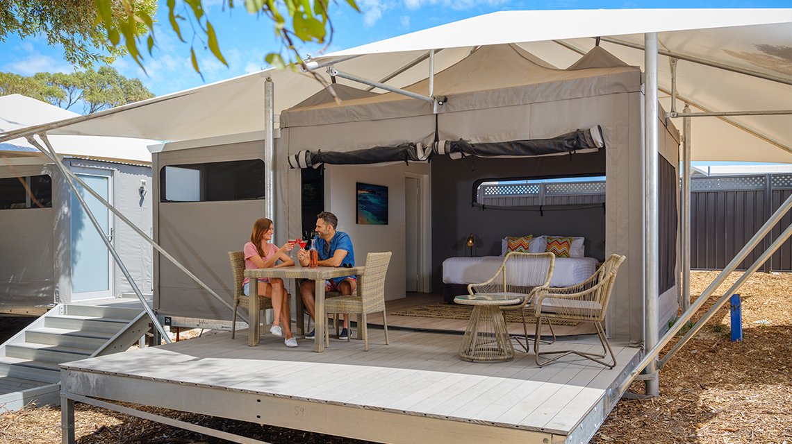 Glamping at Discovery Rottnest Island, an eco-resort