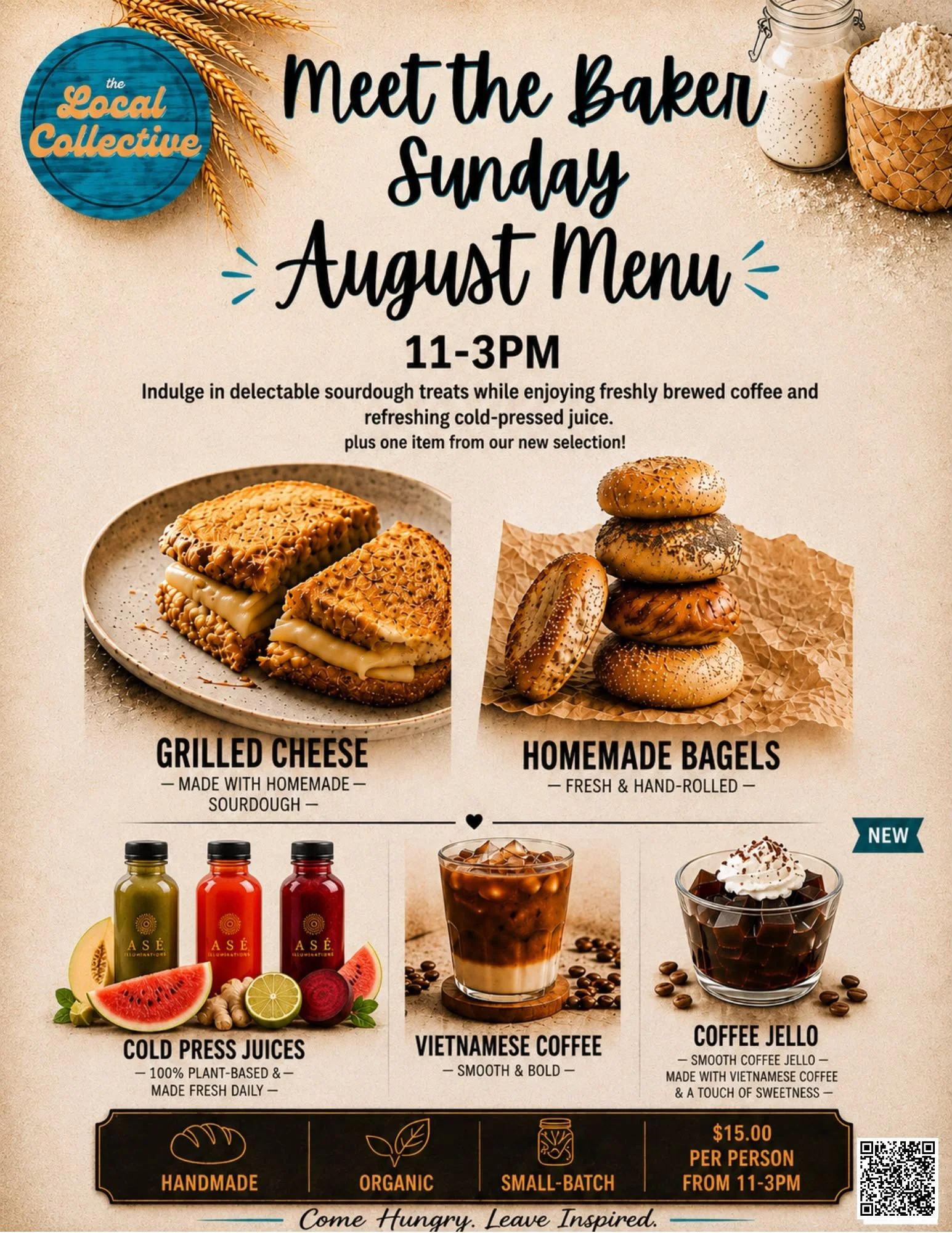 Meet the Baker  (Sundays)