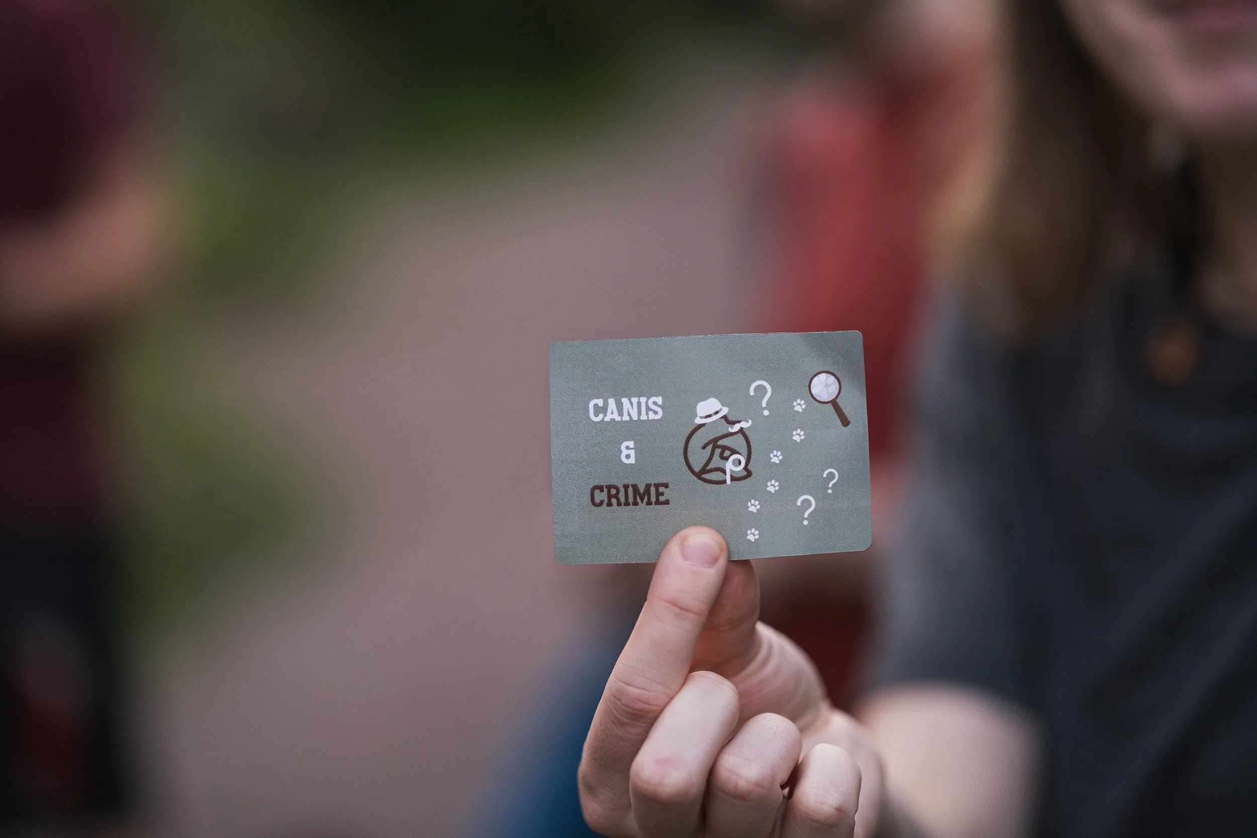 Ein Spürnasen-Detektiv Ausweis für die Canis & Crime Absolventen.