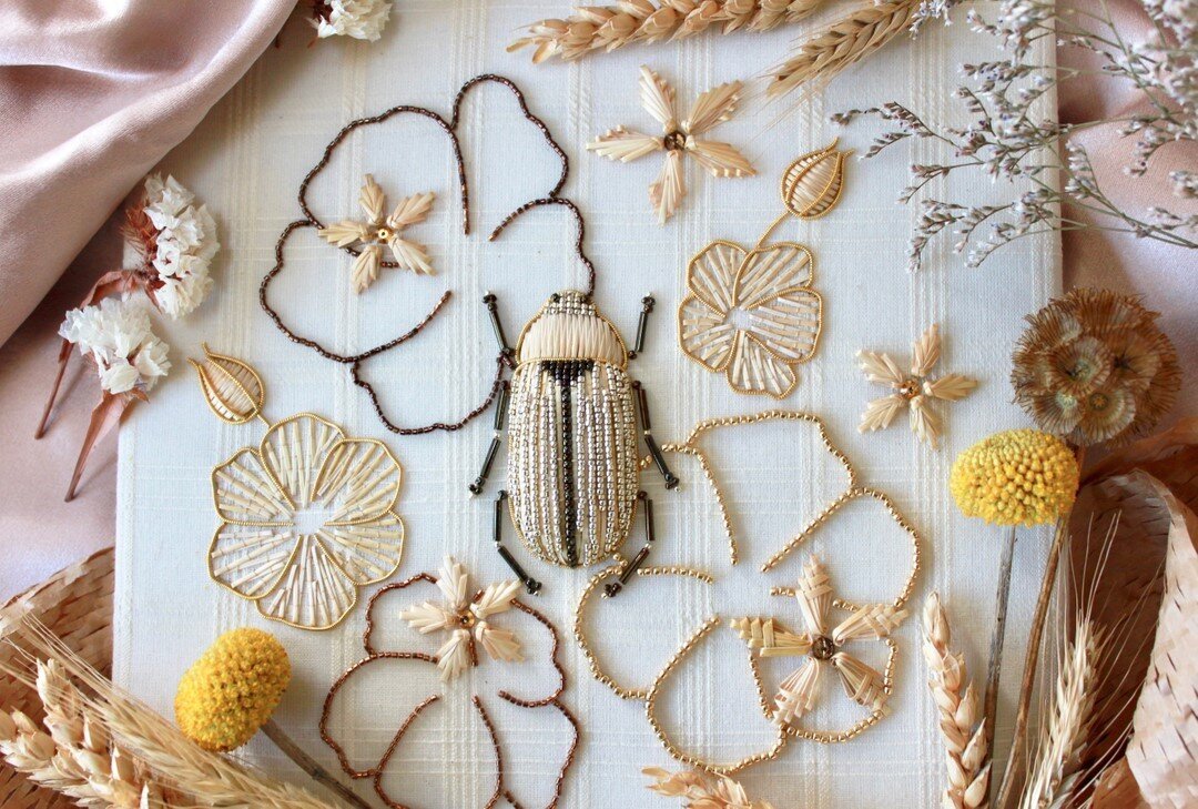 *WORKSHOP*⠀⠀⠀⠀⠀⠀⠀⠀⠀
⠀⠀⠀⠀⠀⠀⠀⠀⠀
So very excited to share that I will be teaching straw embroidery on a very special 3 day workshop in April, hosted by @handandlocklondon in their central London embroidery studio.⠀⠀⠀⠀⠀⠀⠀⠀⠀
⠀⠀⠀⠀⠀⠀⠀⠀⠀
Working from wheat s