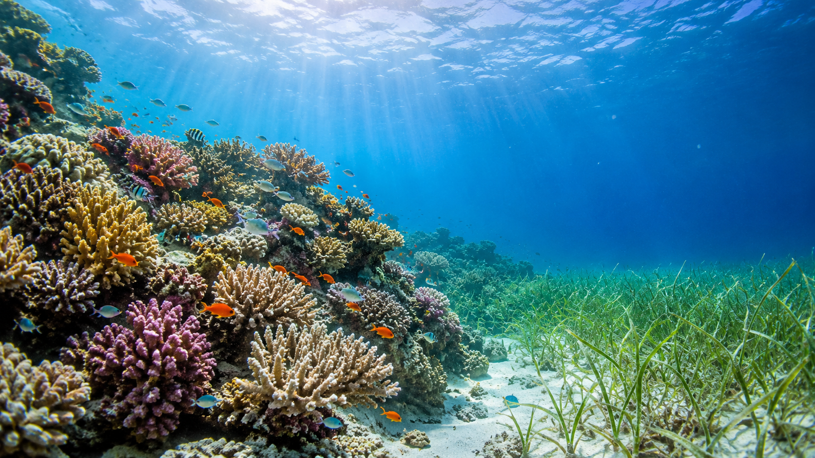 Guardians of the Ocean: Why Coral Reefs and Seagrass Meadows Matter