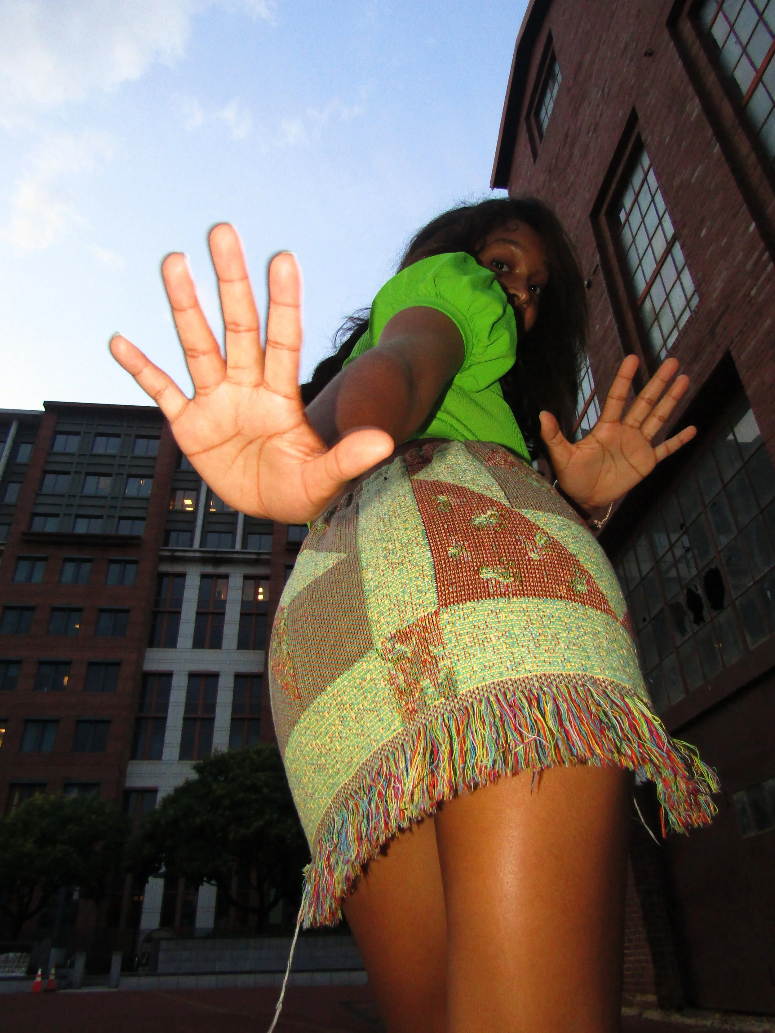 Kozy Reworked Mini Skirt