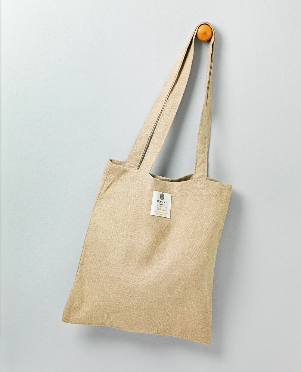 Natural Irish Linen Tote Bag Sustainable Everyday Shopper