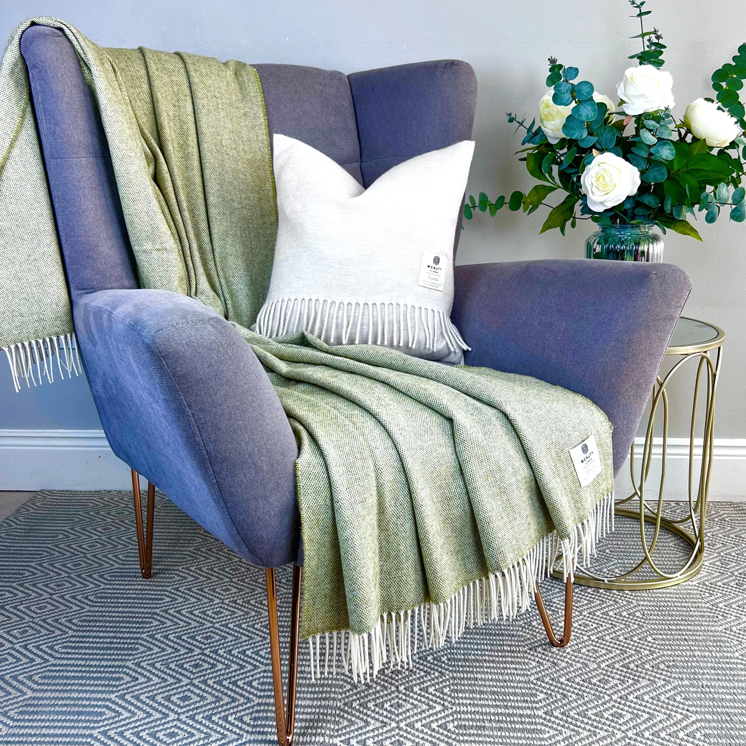 Spotted Green Throw 2.jpg