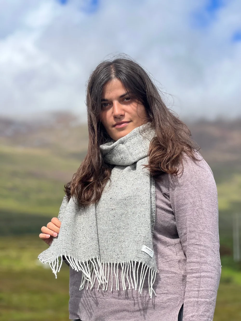 Studio Donegal 『Tweed Muffler』 Donegal Donkey Tweed Scarf — McNutt of Donegal