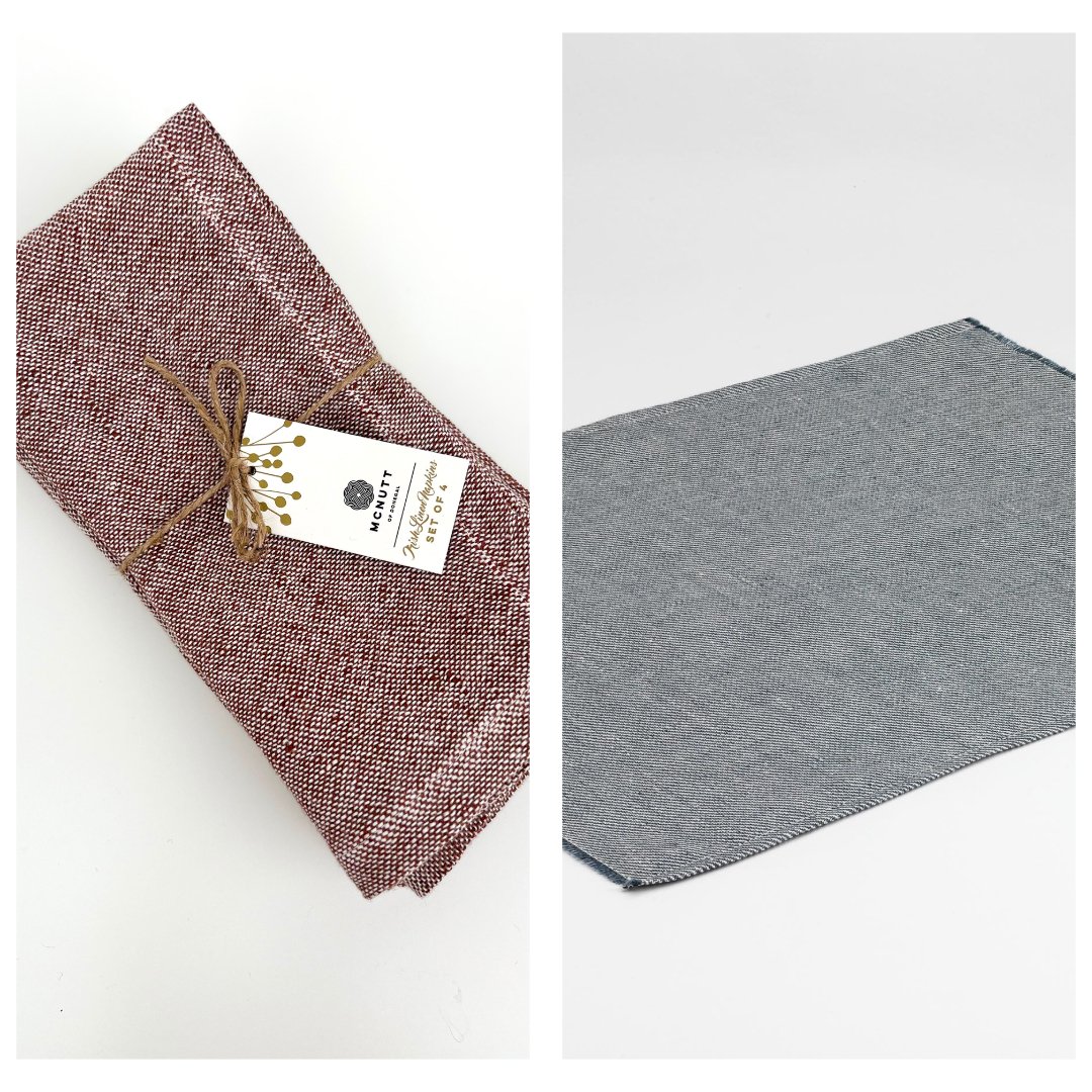 Maple Napkins and Dove Place mats Tableware Set.jpg