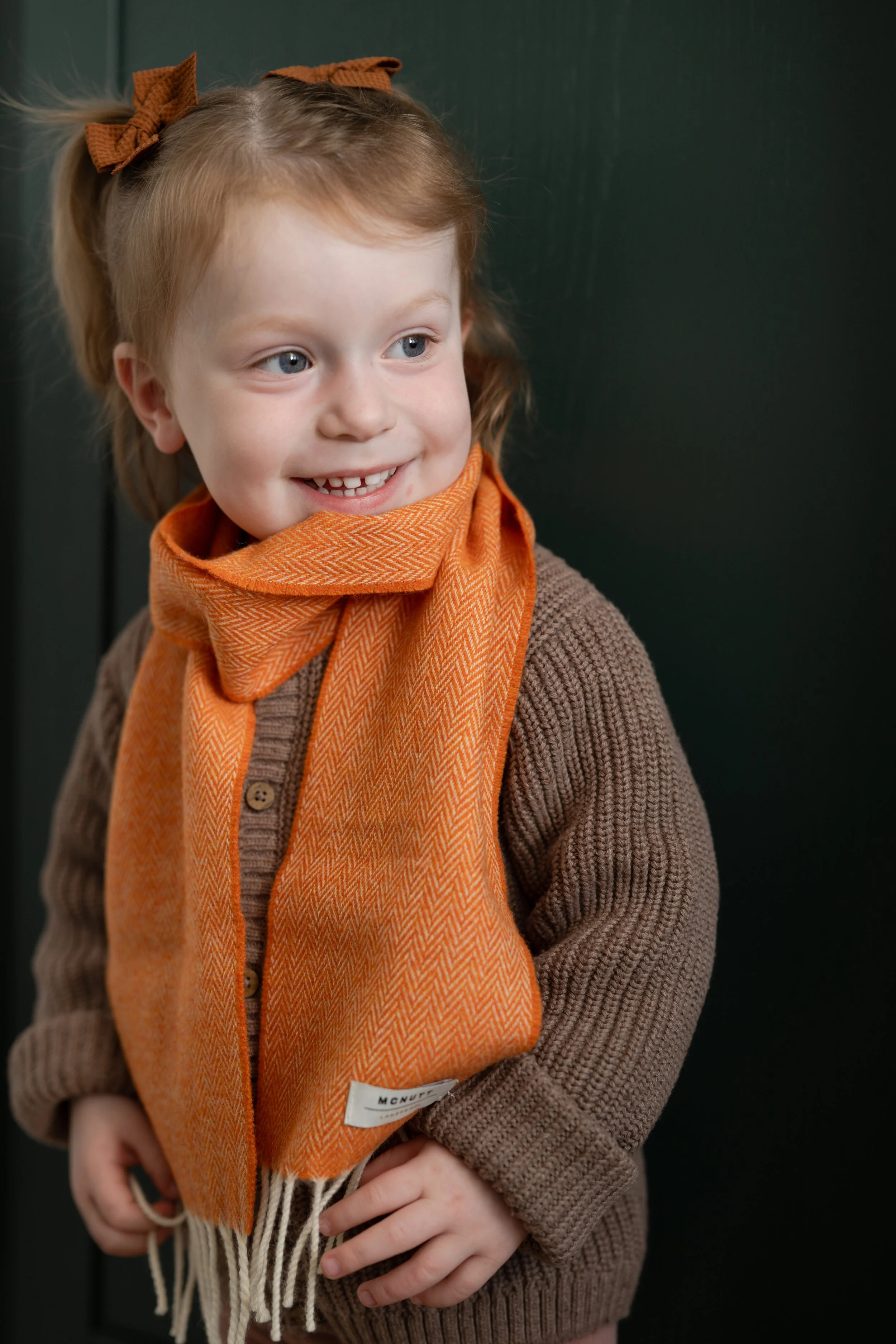 Orange Children's Scarf