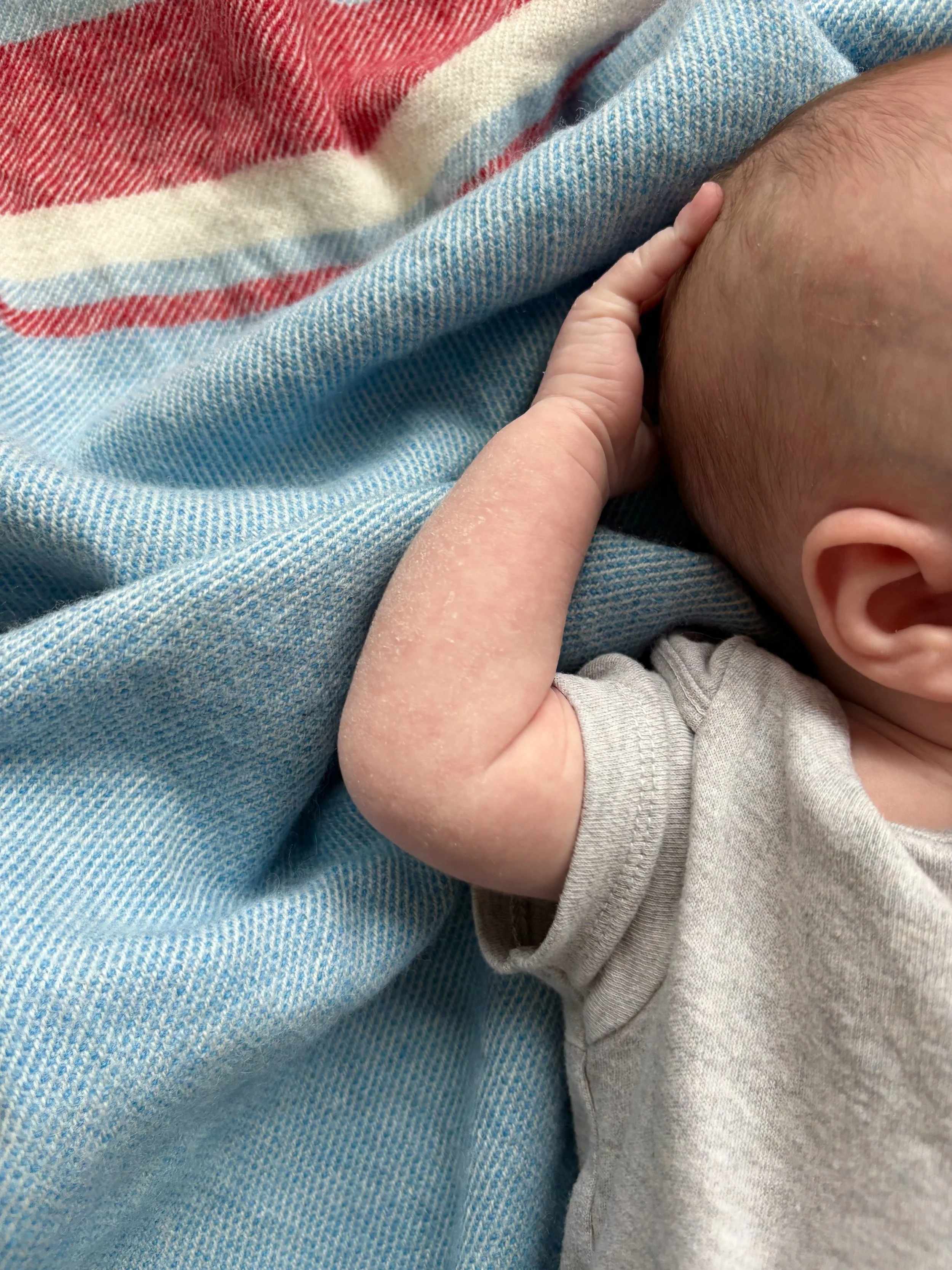 Little Boy Blue Baby Blanket