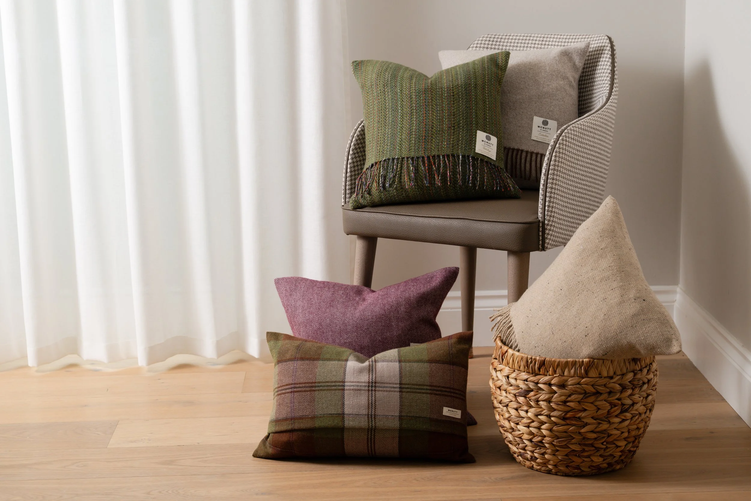 Customisable Square Cushion (Leave throw name you would like us to match your cushion to at checkout)