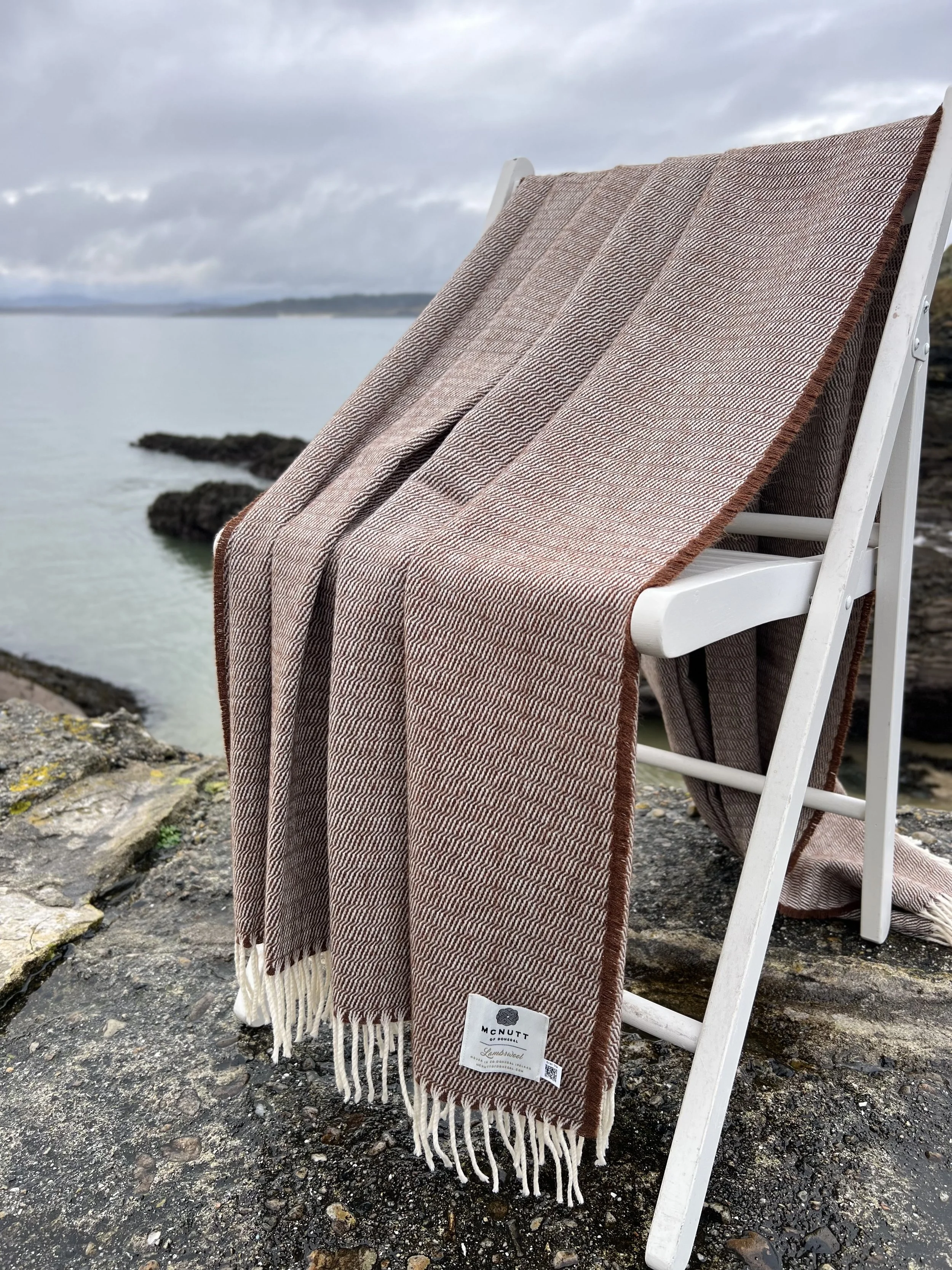 Ripple Chocolate Throw