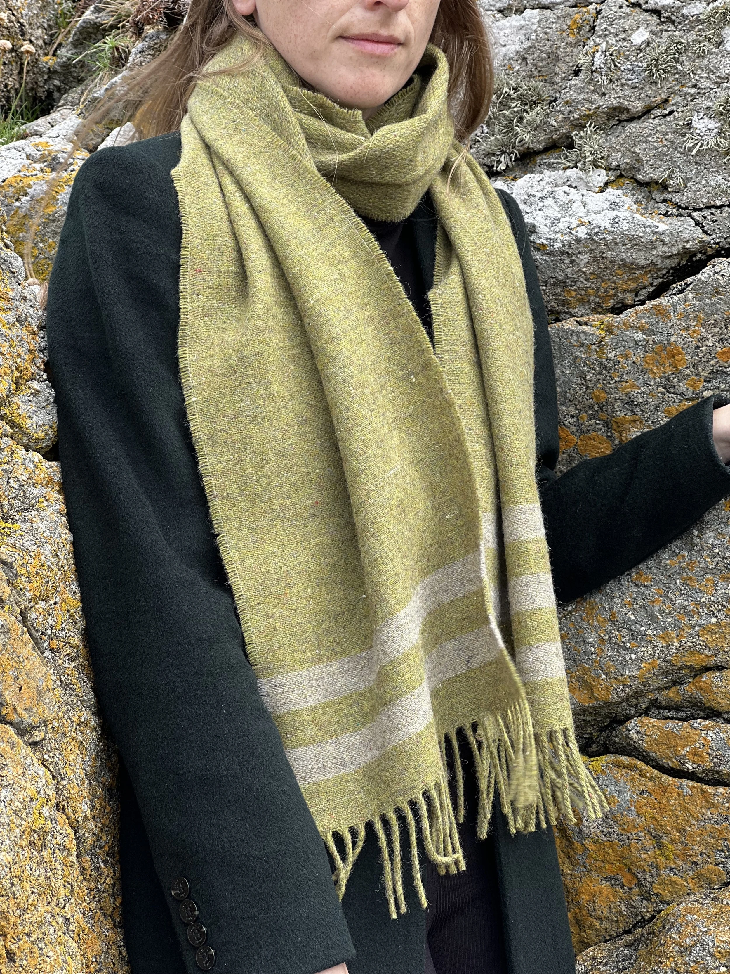 Olive Green ForeverWool McNutt Scarf