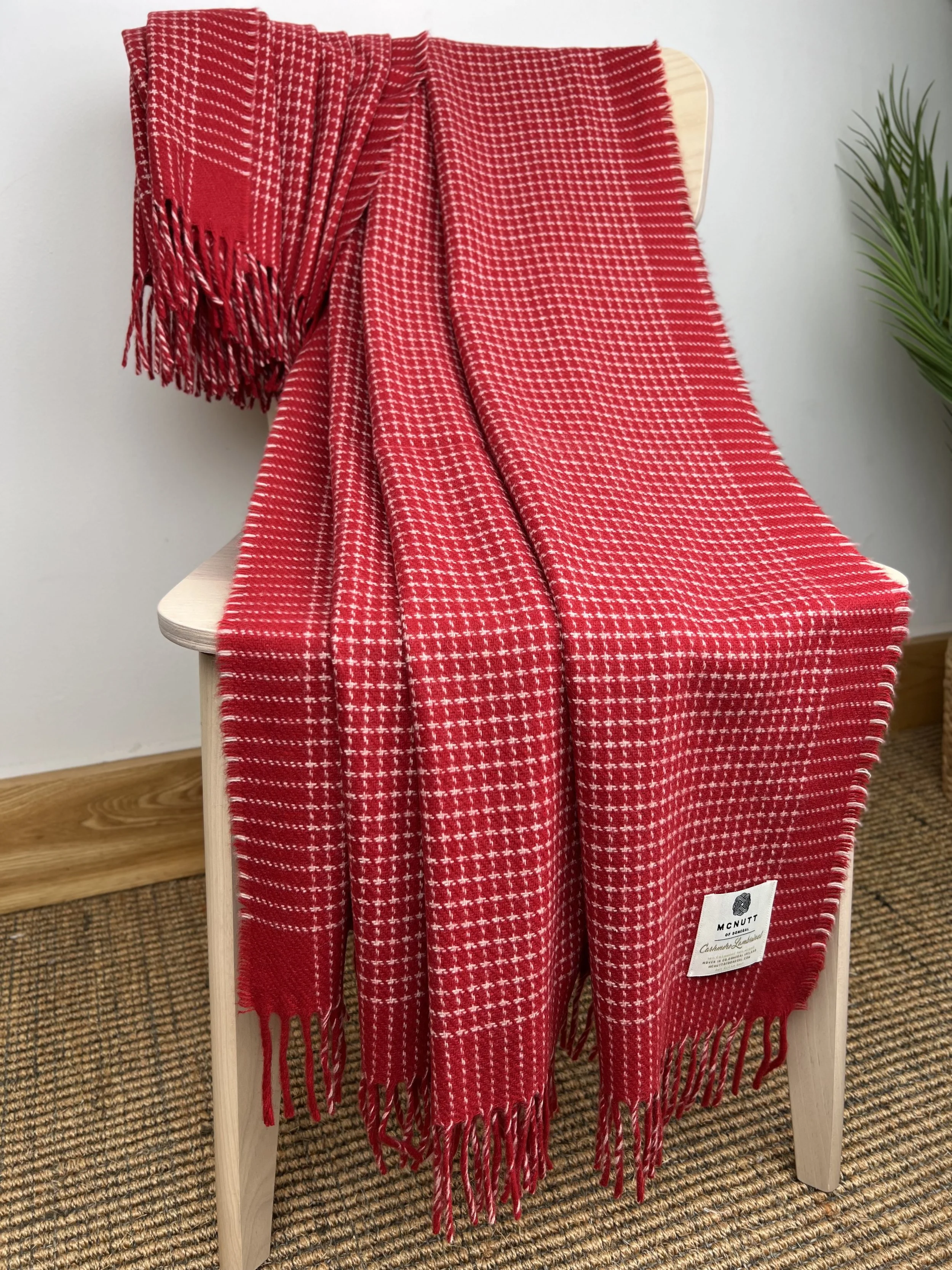 Alpine Red Throw