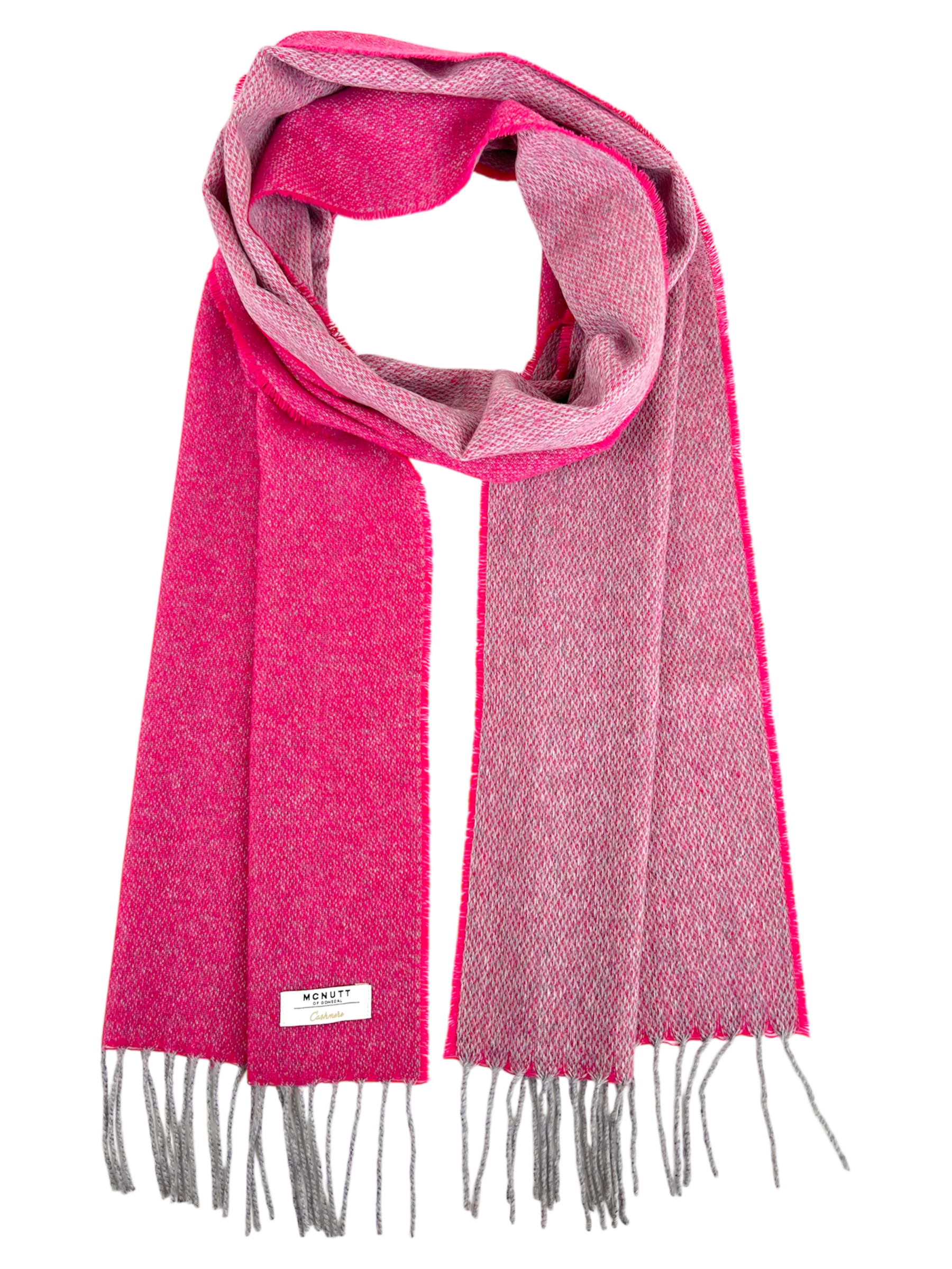 Hot Pink Cashmere Scarf