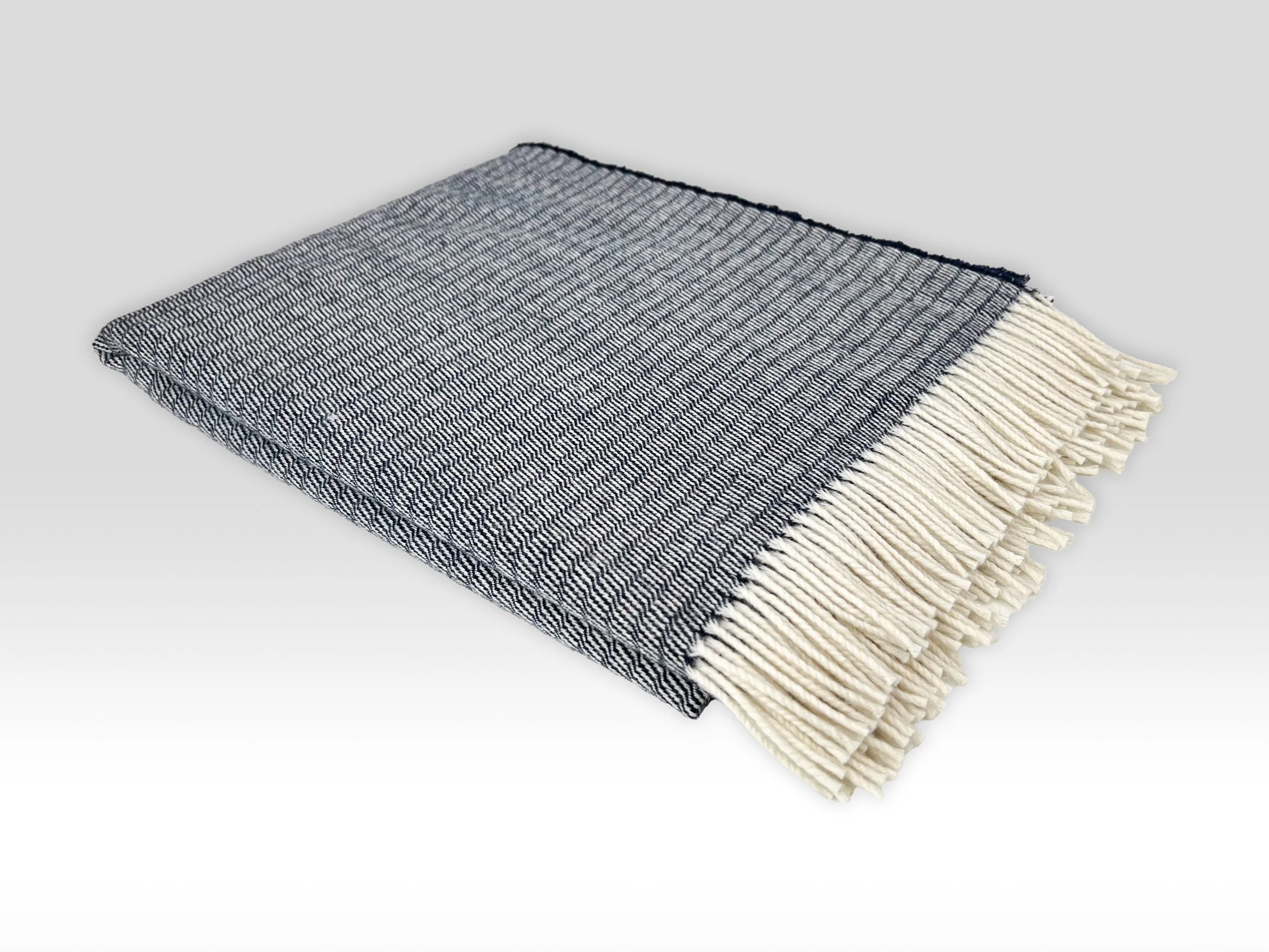 Ripple Navy Throw