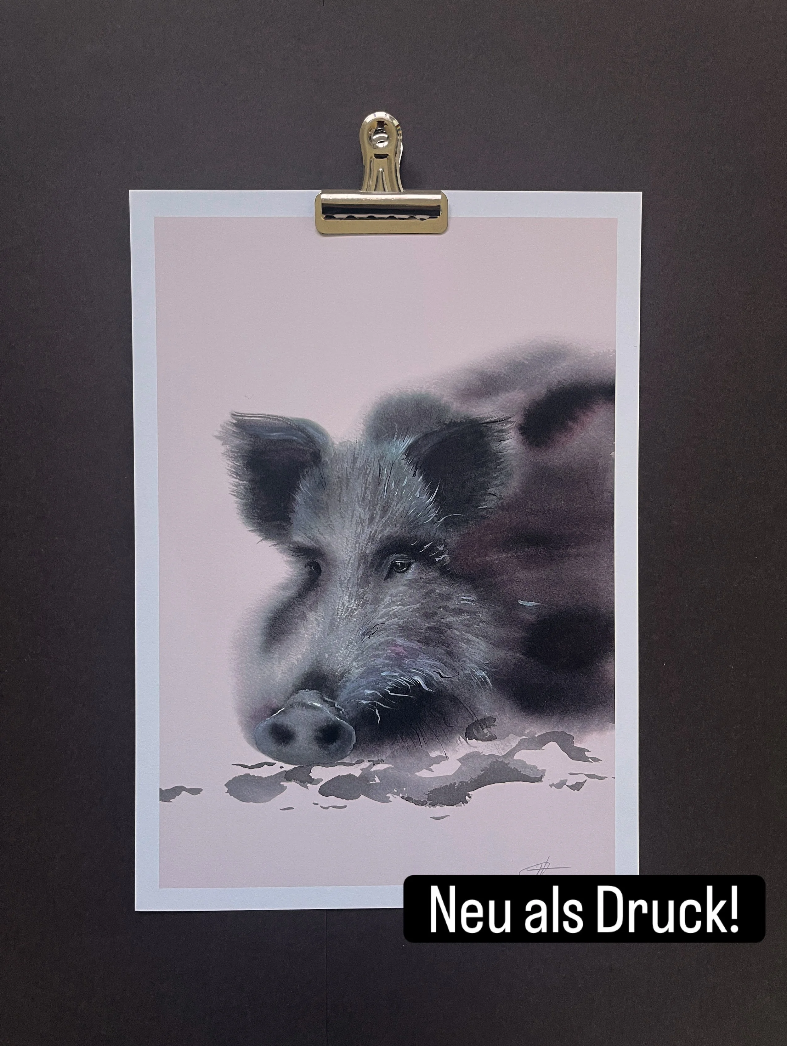 ENDLICH! Ich bin sehr happy! Nach mehreren Testphasen, haben es einige Motive nun als sch&ouml;ne Indigo-Drucke in den Shop geschafft! 🌸🐗🐇🦅🦡
Ich freue mich &uuml;ber jeden Besuch! 
Link on bio!