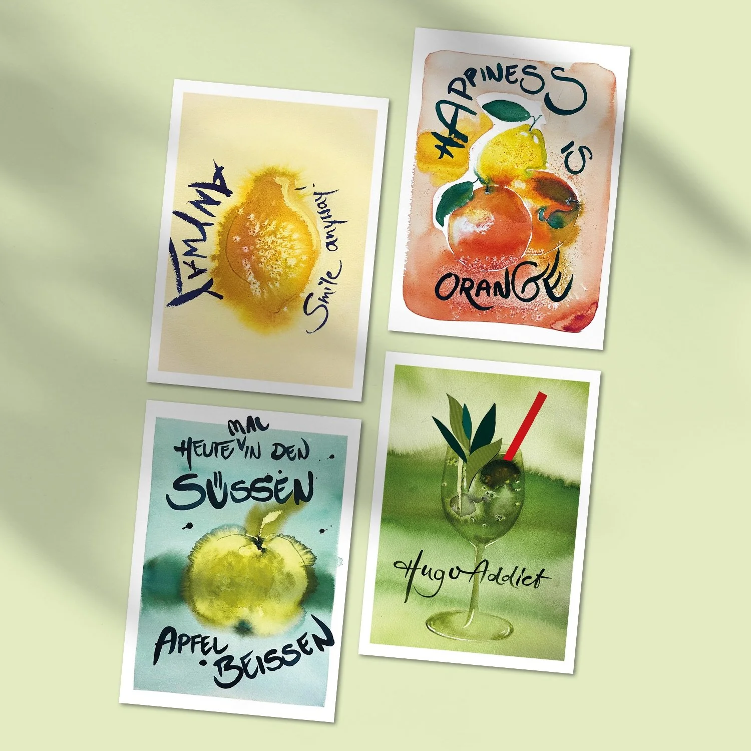 Life is good! Was meint ihr? Neues Set Karten im Shop erh&auml;ltlich. 🍏🍊🍋🍸 🍐