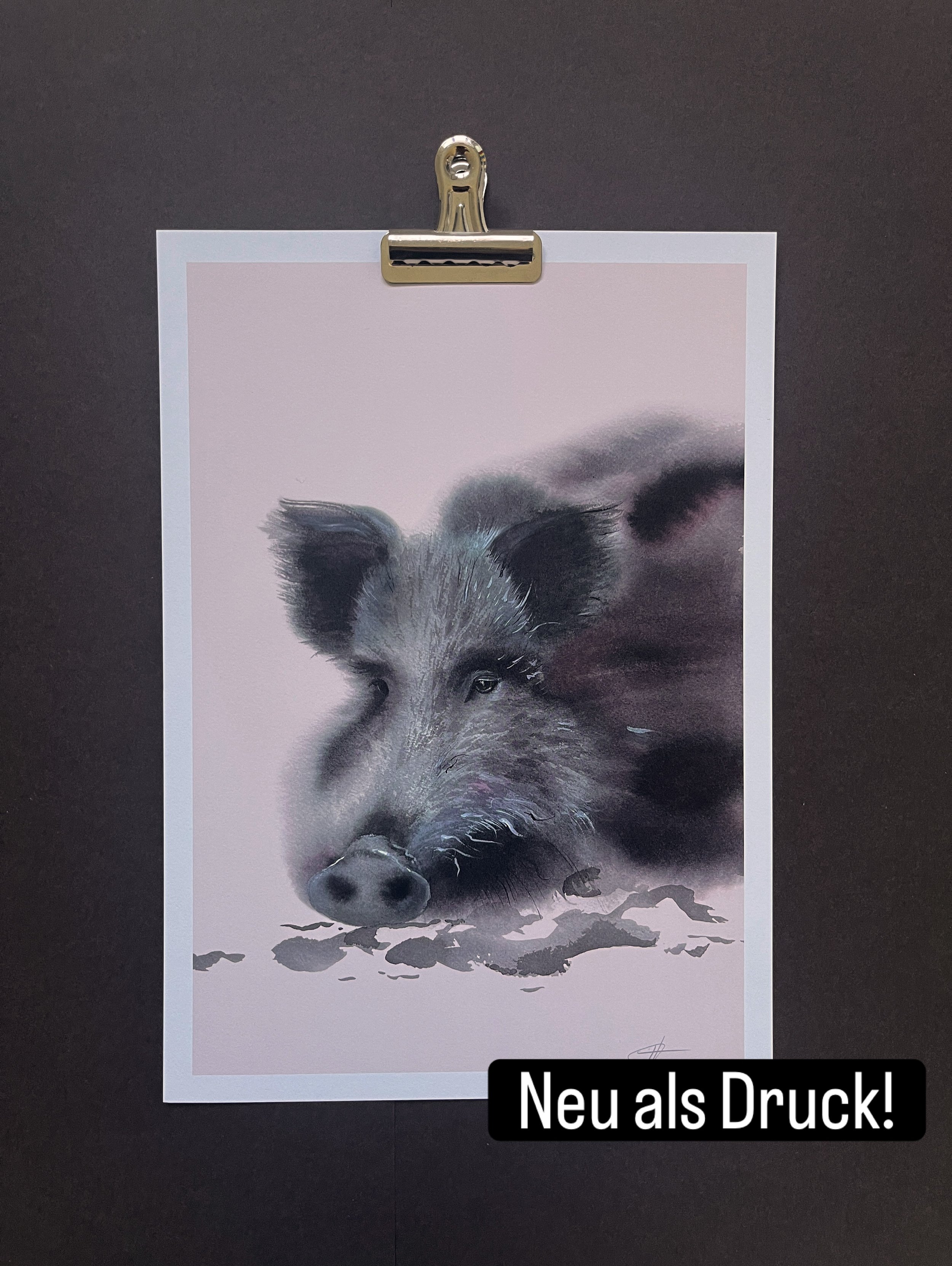 ENDLICH! Ich bin sehr happy! Nach mehreren Testphasen, haben es einige Motive nun als sch&ouml;ne Indigo-Drucke in den Shop geschafft! 🌸🐗🐇🦅🦡
Ich freue mich &uuml;ber jeden Besuch! 
Link on bio!
