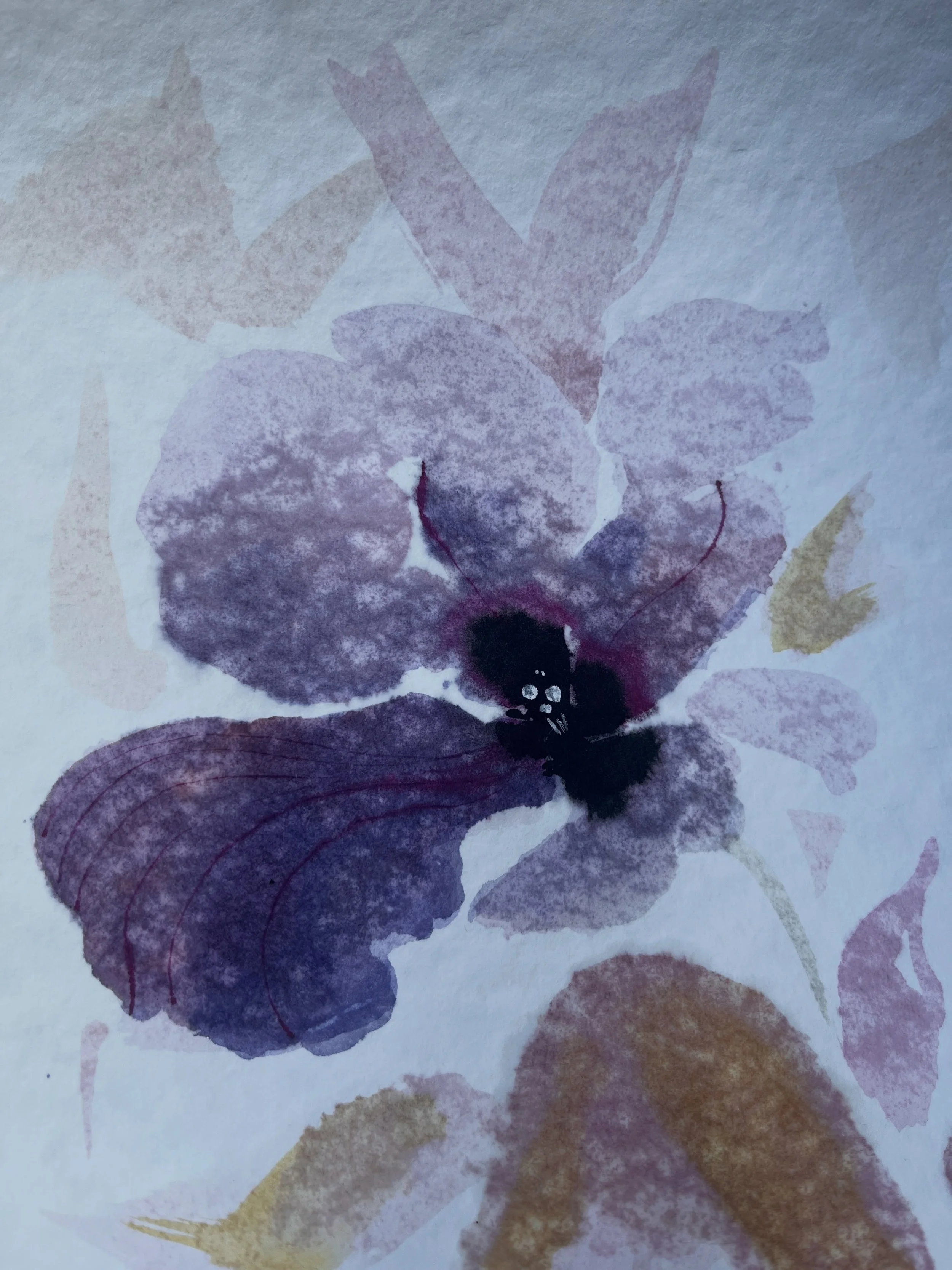Color palette of the day. #autumnleaves #autumn #inking #aquarell #illustrations