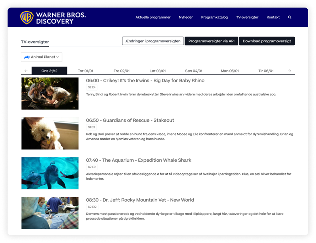 Warner bros discovery schedules from Clipsource.png