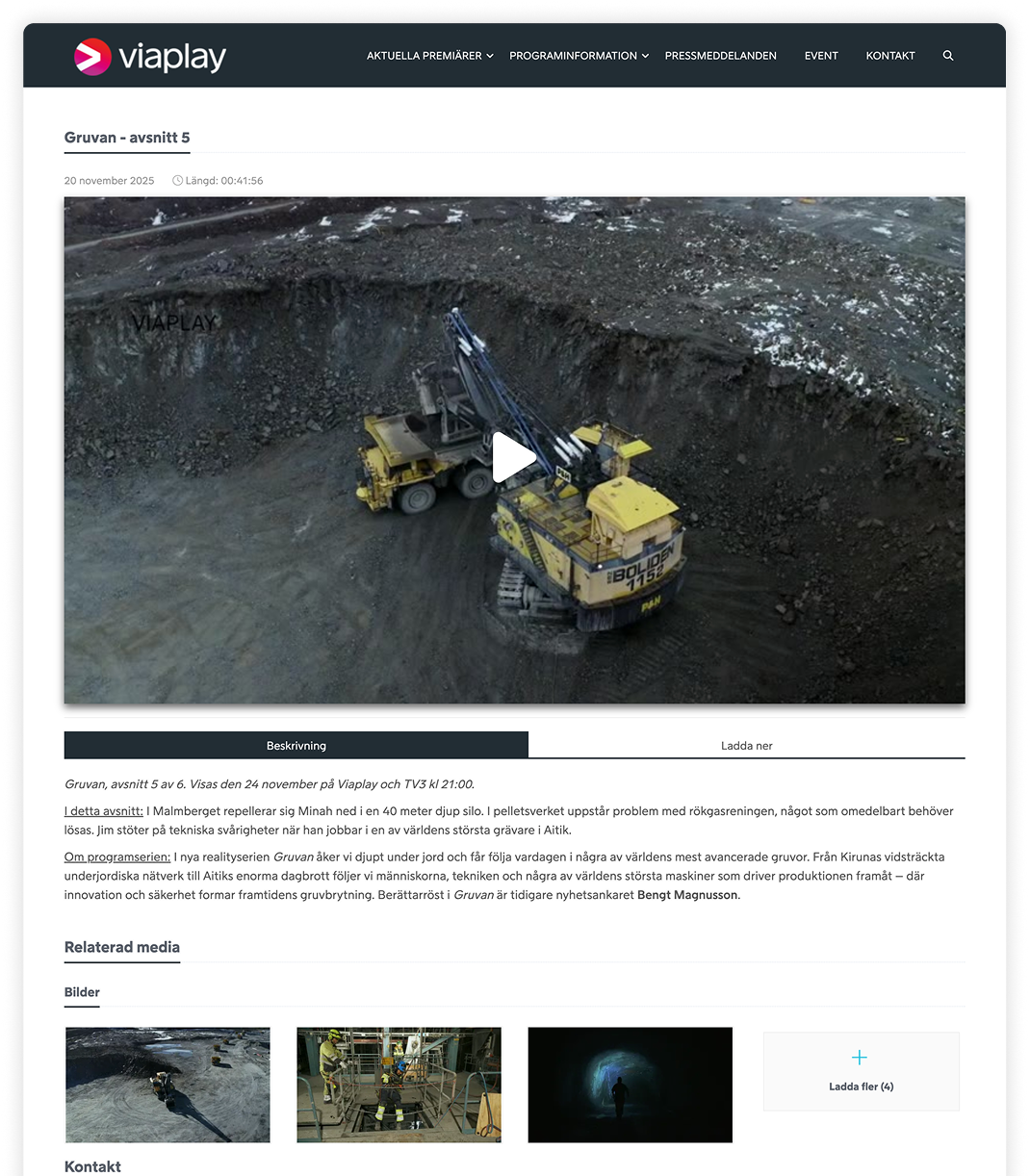 Viaplay screening room from clipsource