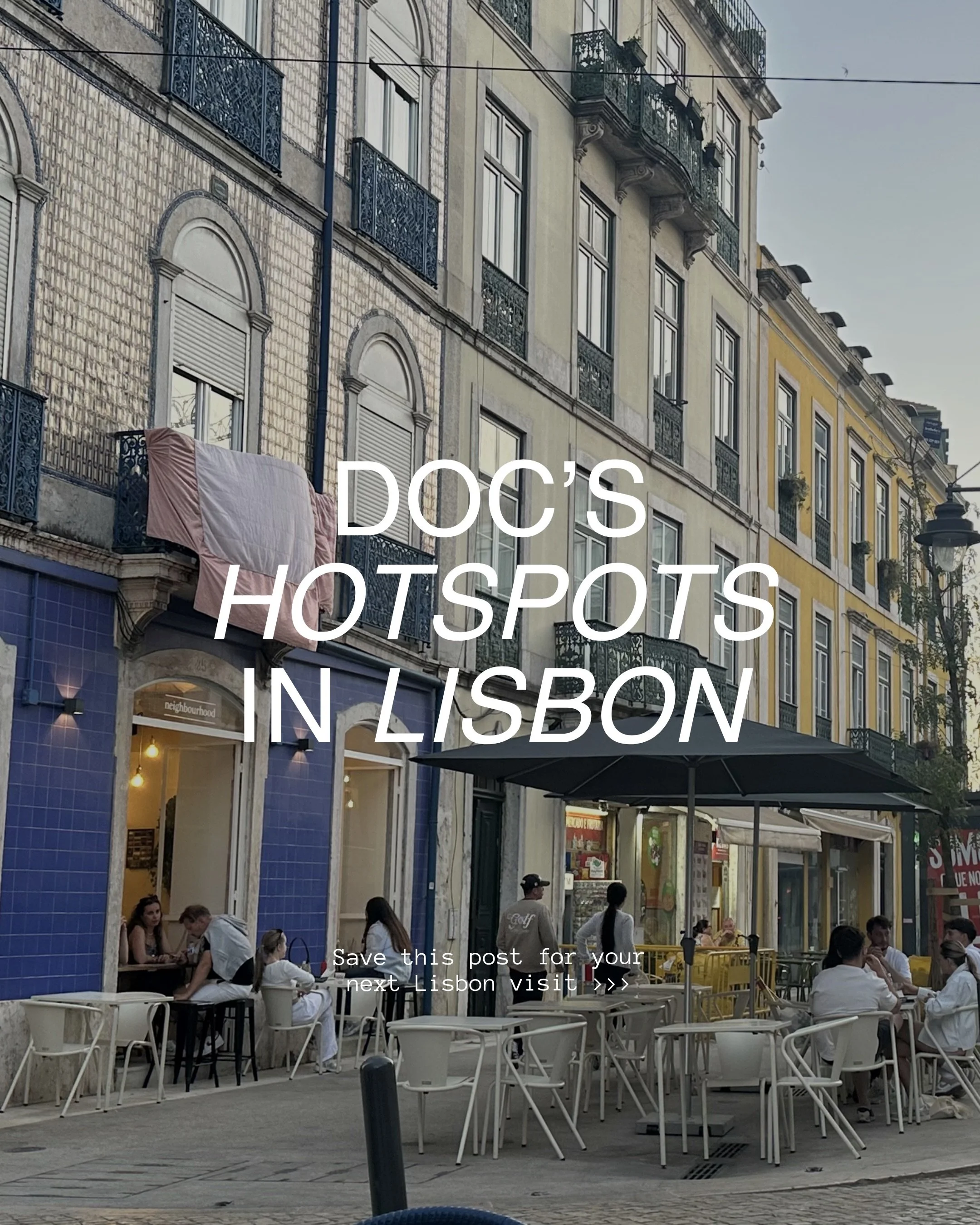 Updated hotspot list for your next remote working trip to Lisbon 📝 #lisbon #hotspots #remoteworking #doctheagency
