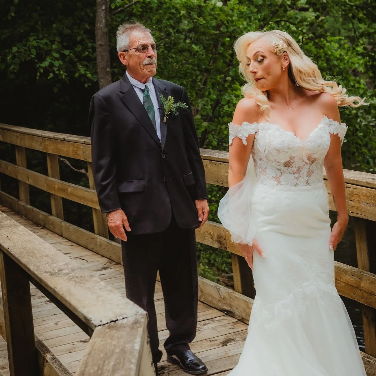The First Look with dad is one of the most special moments on wedding day&hellip;