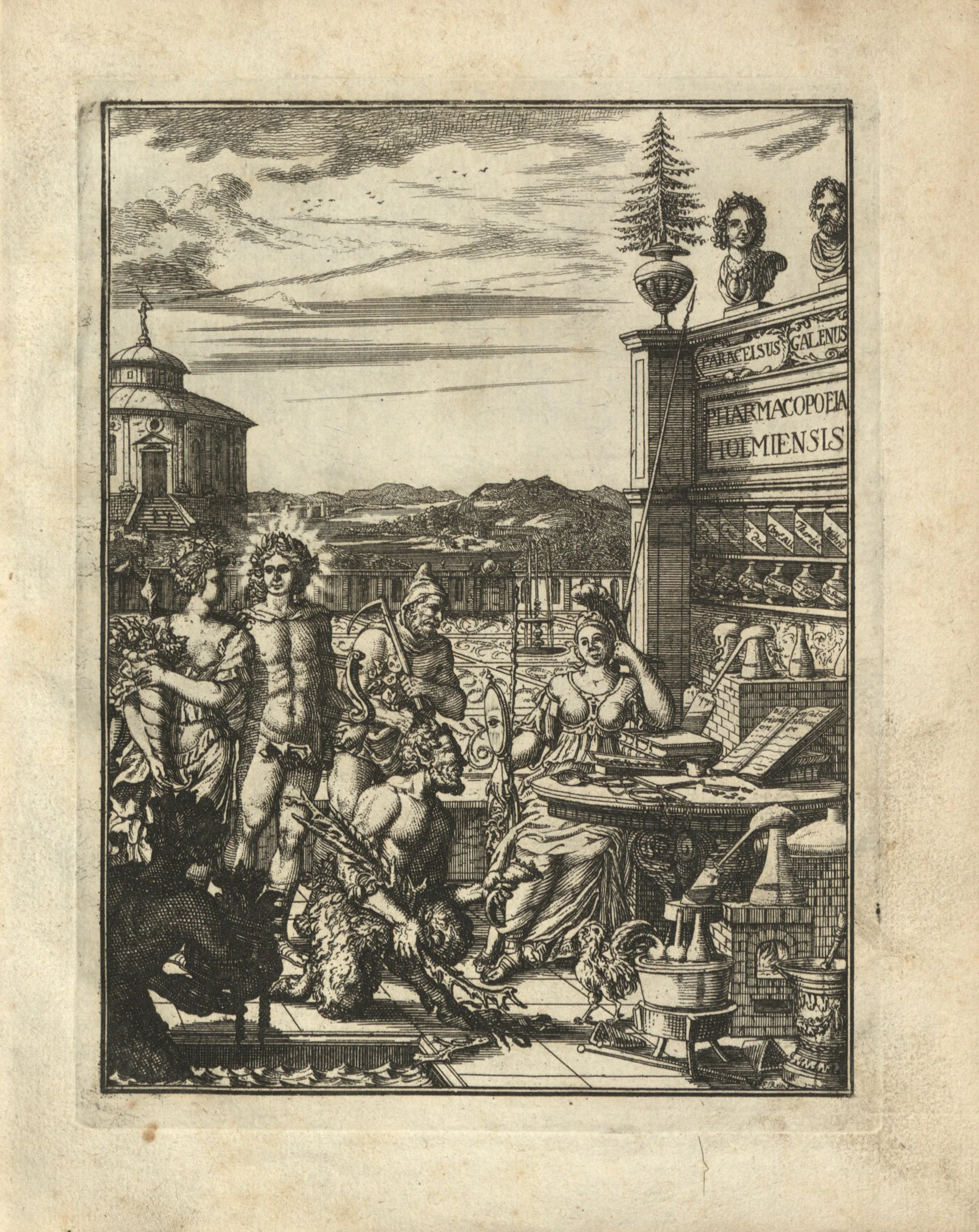 Alkemiskt laboratorium på slottet Tre Kronor