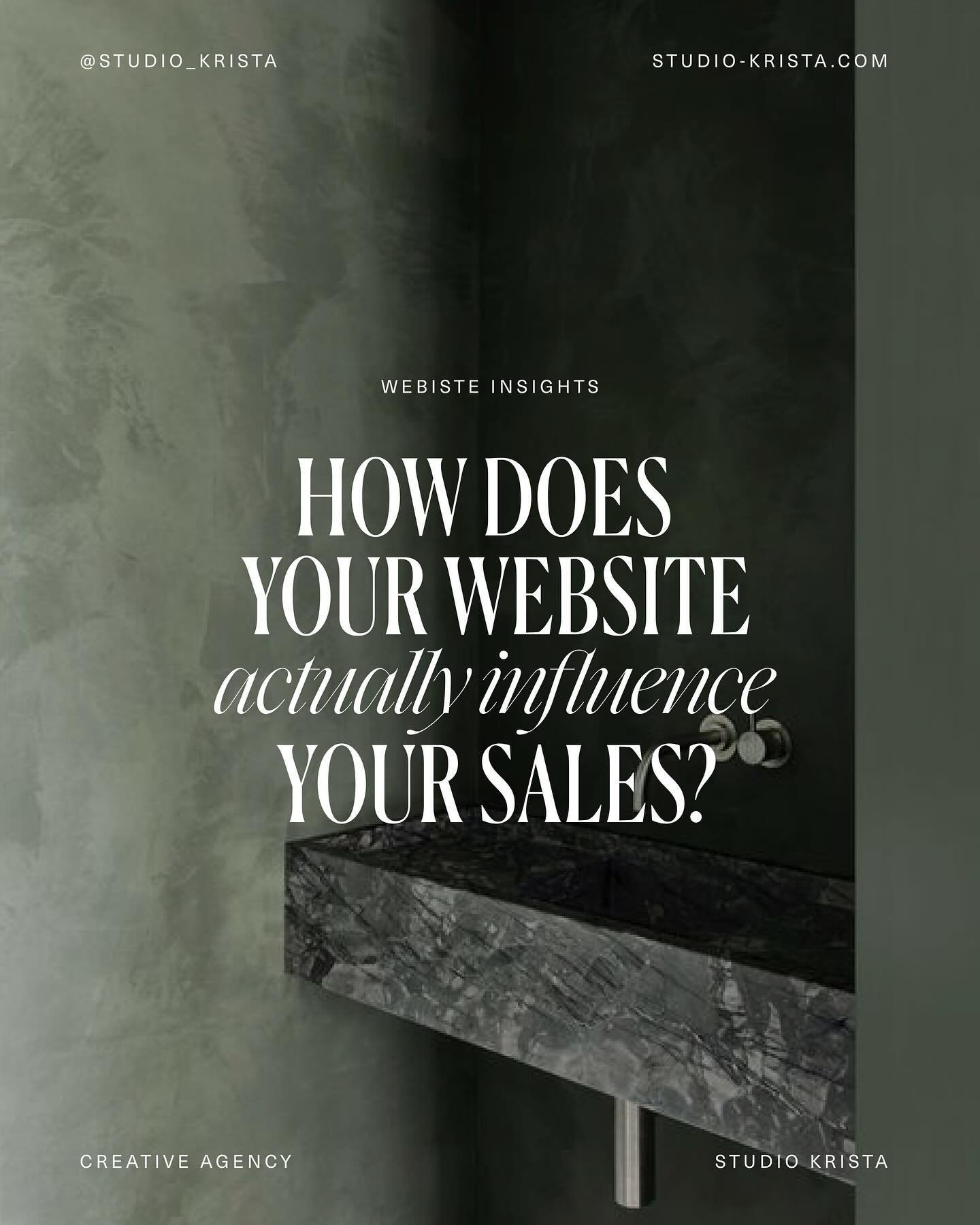 Ever wondered about your website&rsquo;s role in influencing sales? 💻💫

Here&rsquo;s how it impacts your business:

- First Impressions: Your website is often the first point of contact for potential customers, shaping their initial perception of y