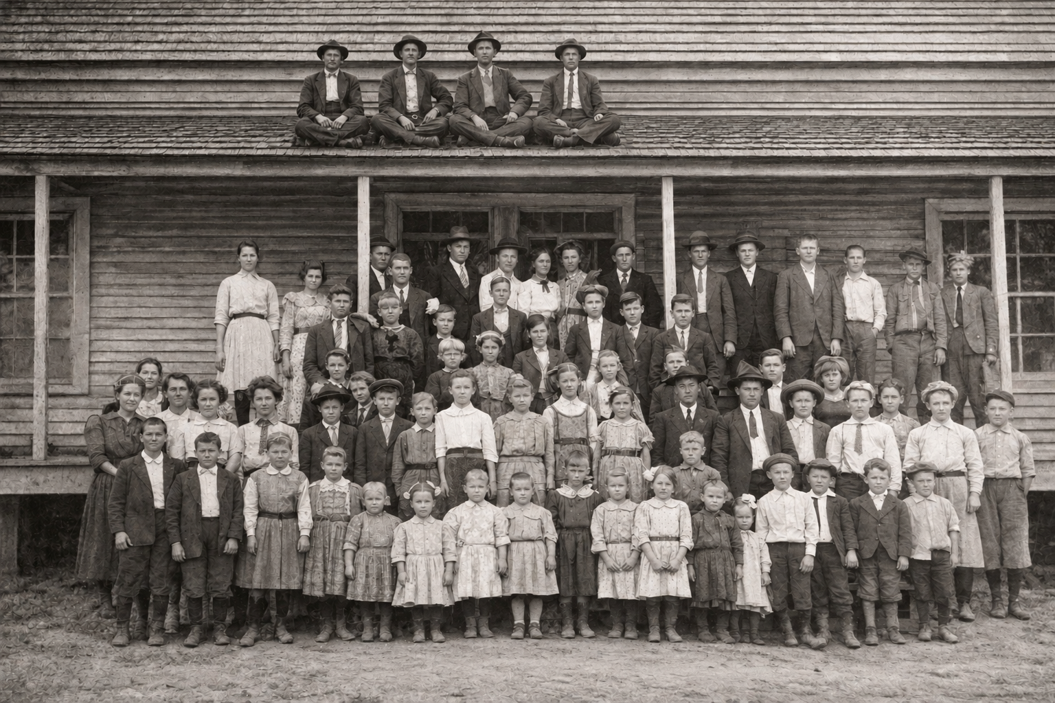 Luxomni School in the early 1900s