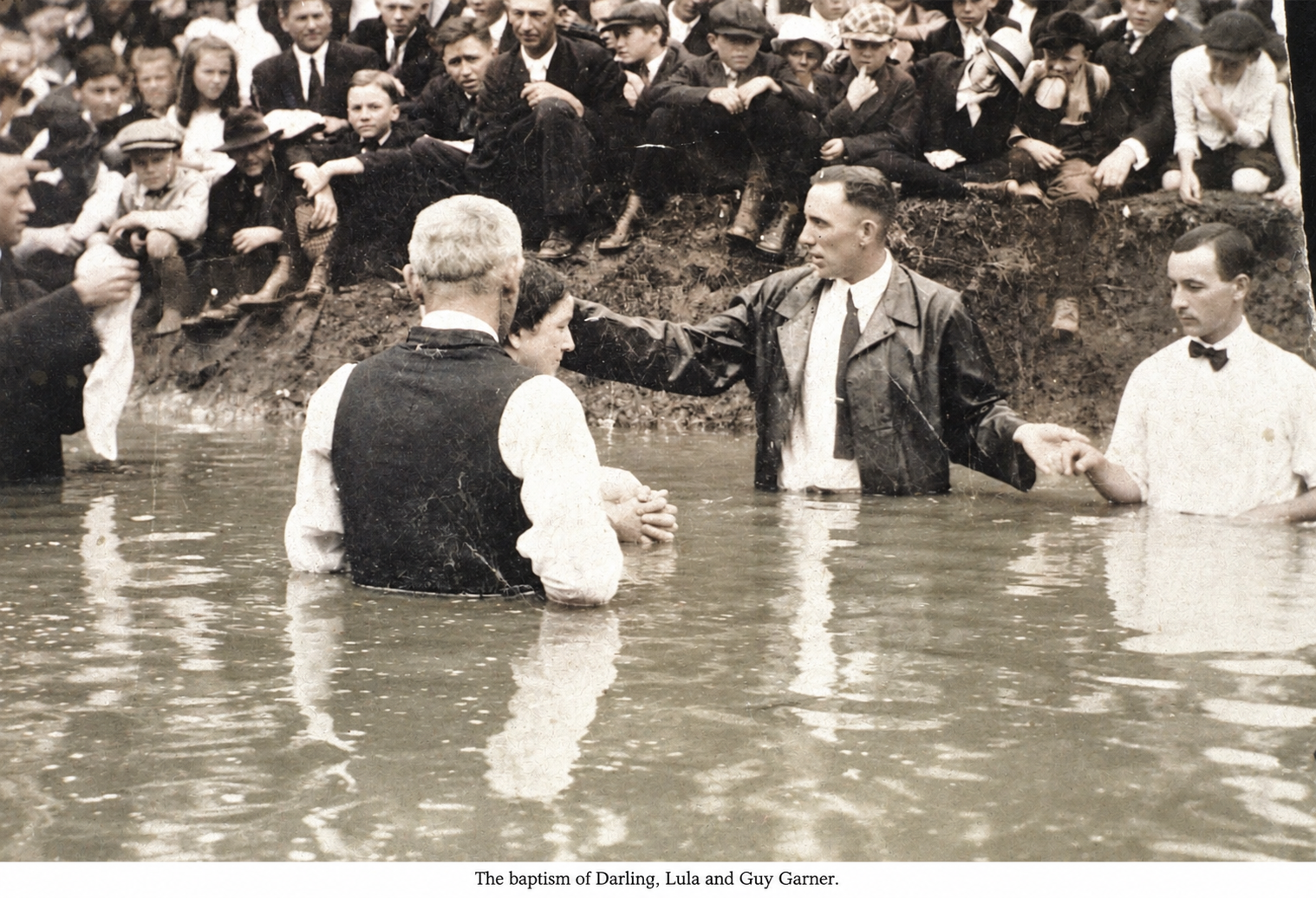 Baptism of Darling, Lula and Guy Garner
