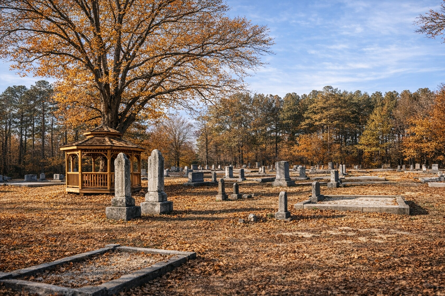 Luxomni Cemetery in Gwinnett County, Georgia