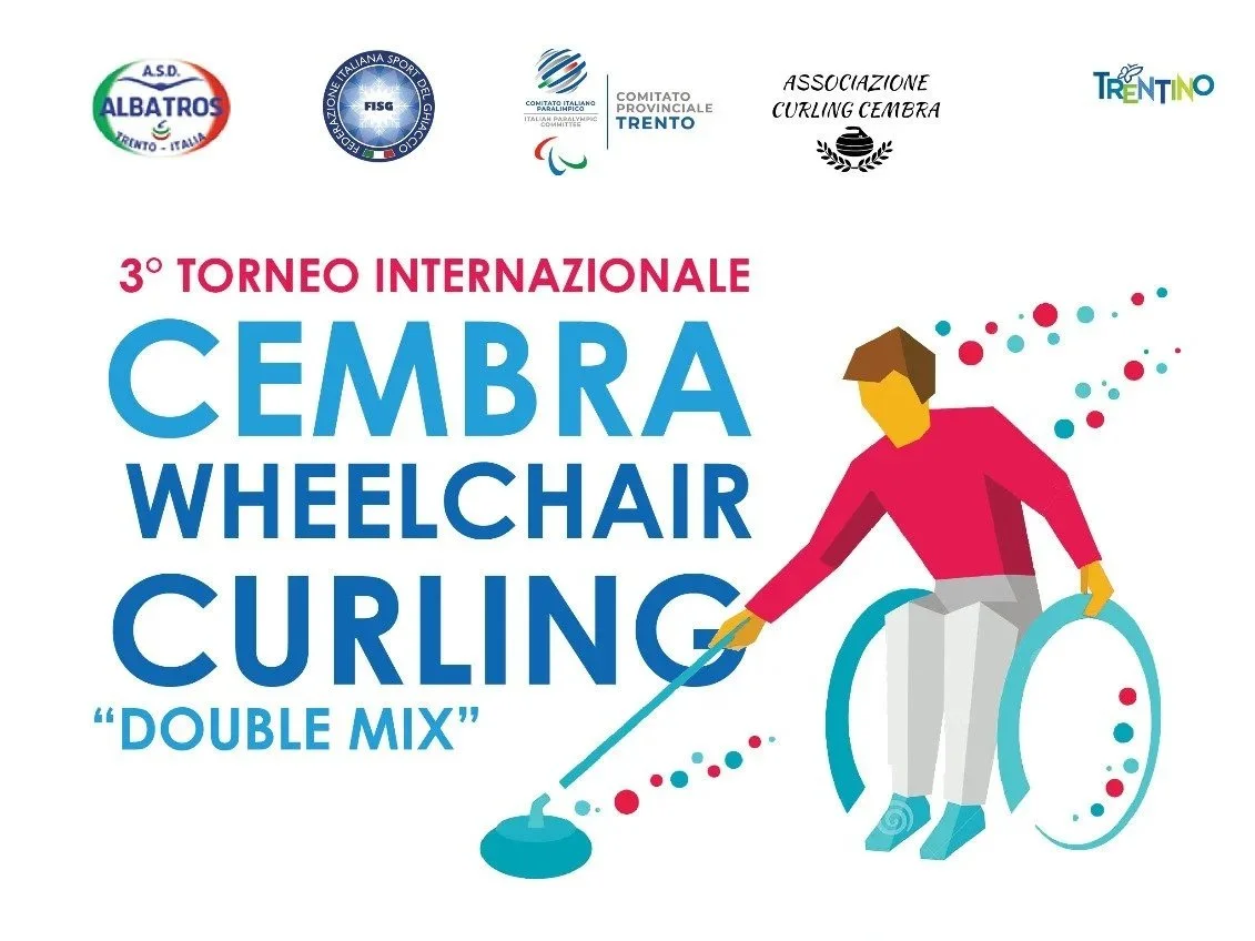 3° TORNEO INTERNAZIONALE CEMBRA - Wheelchair Curling "Double Mix"