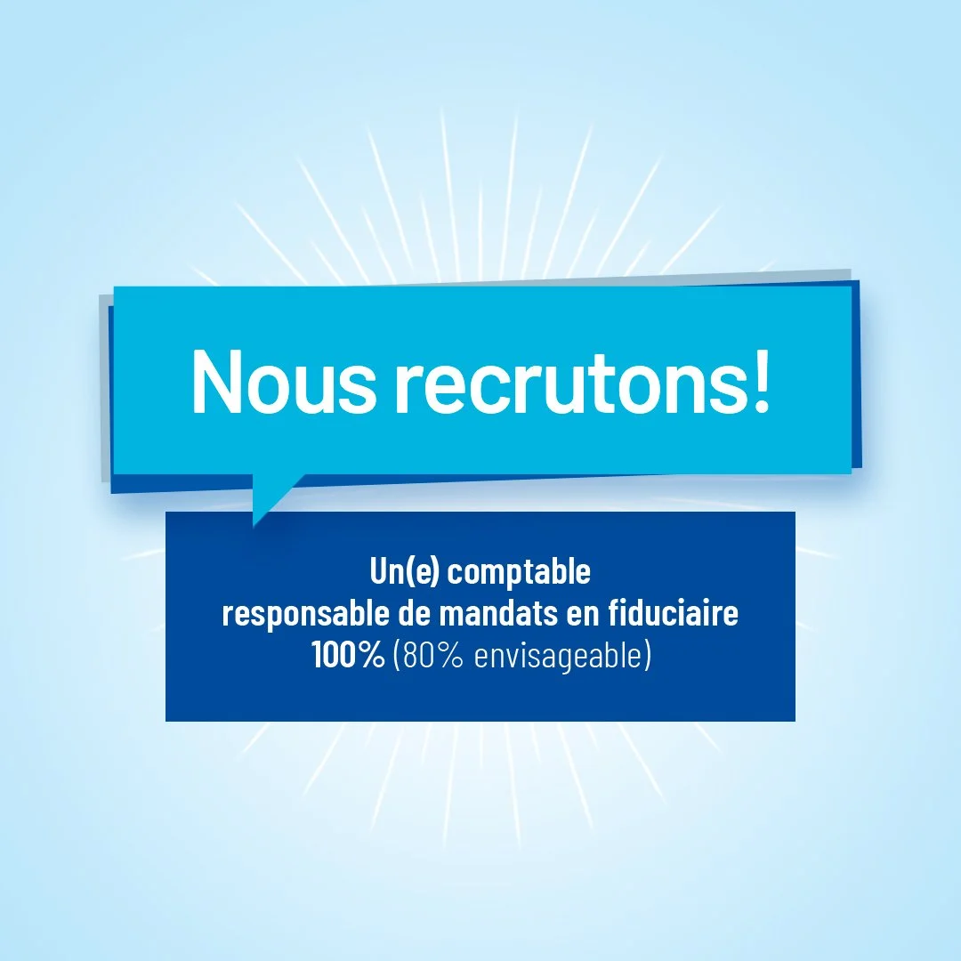 Comptable - Responsable de mandats en fiduciaire