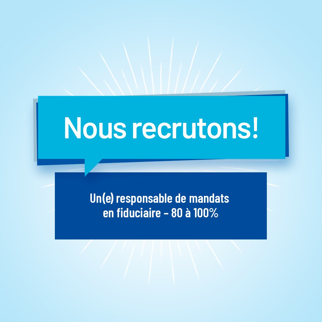 Responsable de mandats en fiduciaire