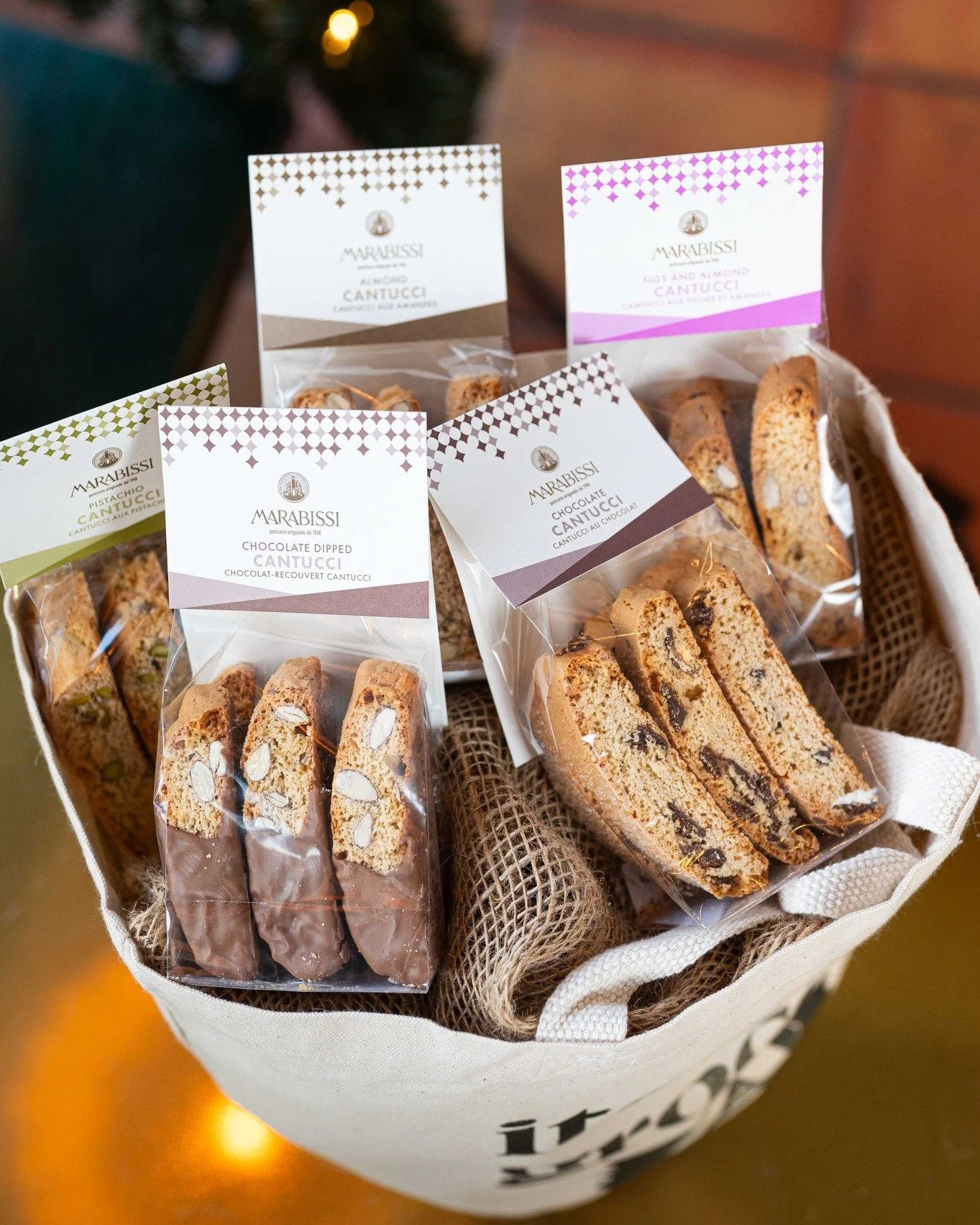 Day 5 of our 12 Days of Christmas ✨

Cantucci: Tuscany, Italy. A twice-baked, dry and crunchy cookie, best when dipped into coffee or tea or - more traditionally - served as a dessert alongside a sweet &lsquo;digestivo&rsquo; called Vin Santo.
