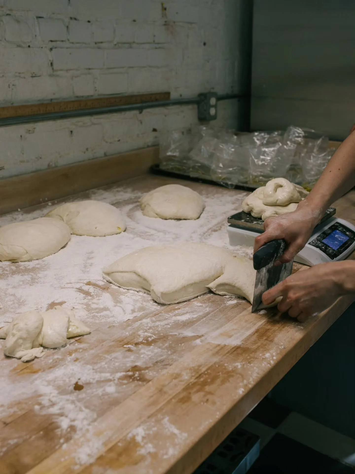 Years of dough-making, one perfect Roman-style crust 🍕✨

Light, crispy, chewy, and made fresh on Roncy every single day.
Stop by for a slice, order delivery for a cozy night in, or bring home our fresh dough and make your own masterpiece. 🤌🏻

#piz