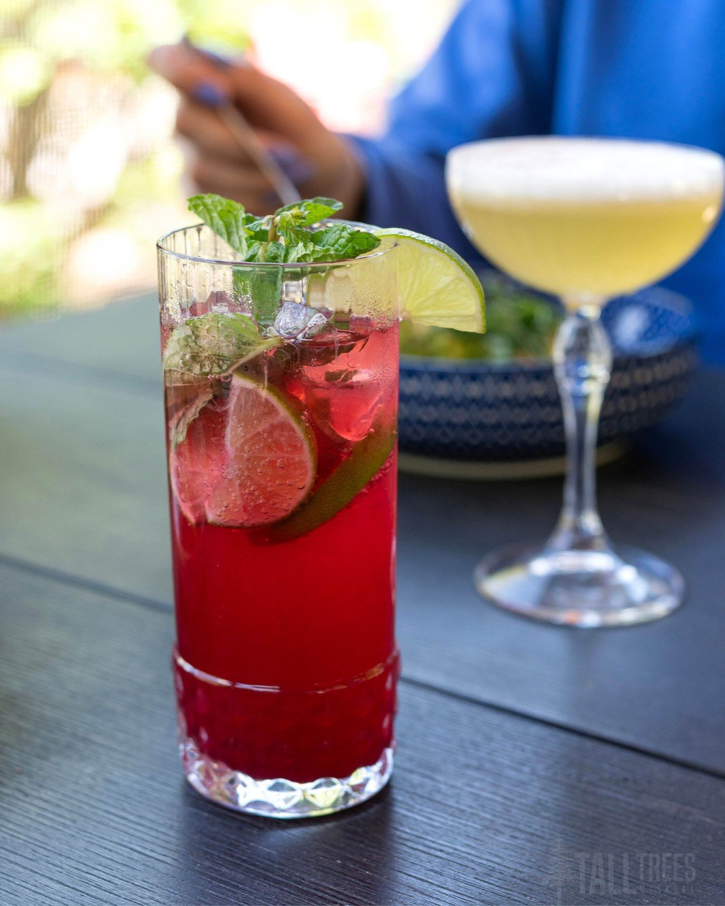 As beautiful to look at as it is delightful to drink! 🍹

The Hunters Bay Black Currant Mojito is a tribute to the community that Captain Hunt established on the shores of Fairy Lake in 1869. Since then, there has always been vibrant activity along w