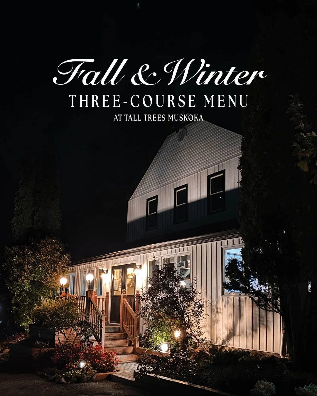 The chill outside melts away the moment you step through our doors. 

Join us this season for a Fall &amp; Winter Three-Course Menu that honours the harvest and embraces winter&rsquo;s slower pace with root vegetables, simmering sauces and decadent d
