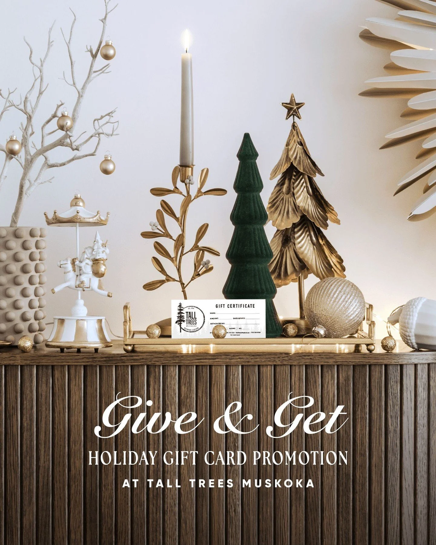 📣 Today is the LAST DAY to take advantage of our Give &amp; Get Holiday Gift Card Promotion!

Buy $1,000 in gift certificates, and we&rsquo;ll add $100 to your balance. Perfect for treating clients, rewarding employees, or just sharing a delicious e