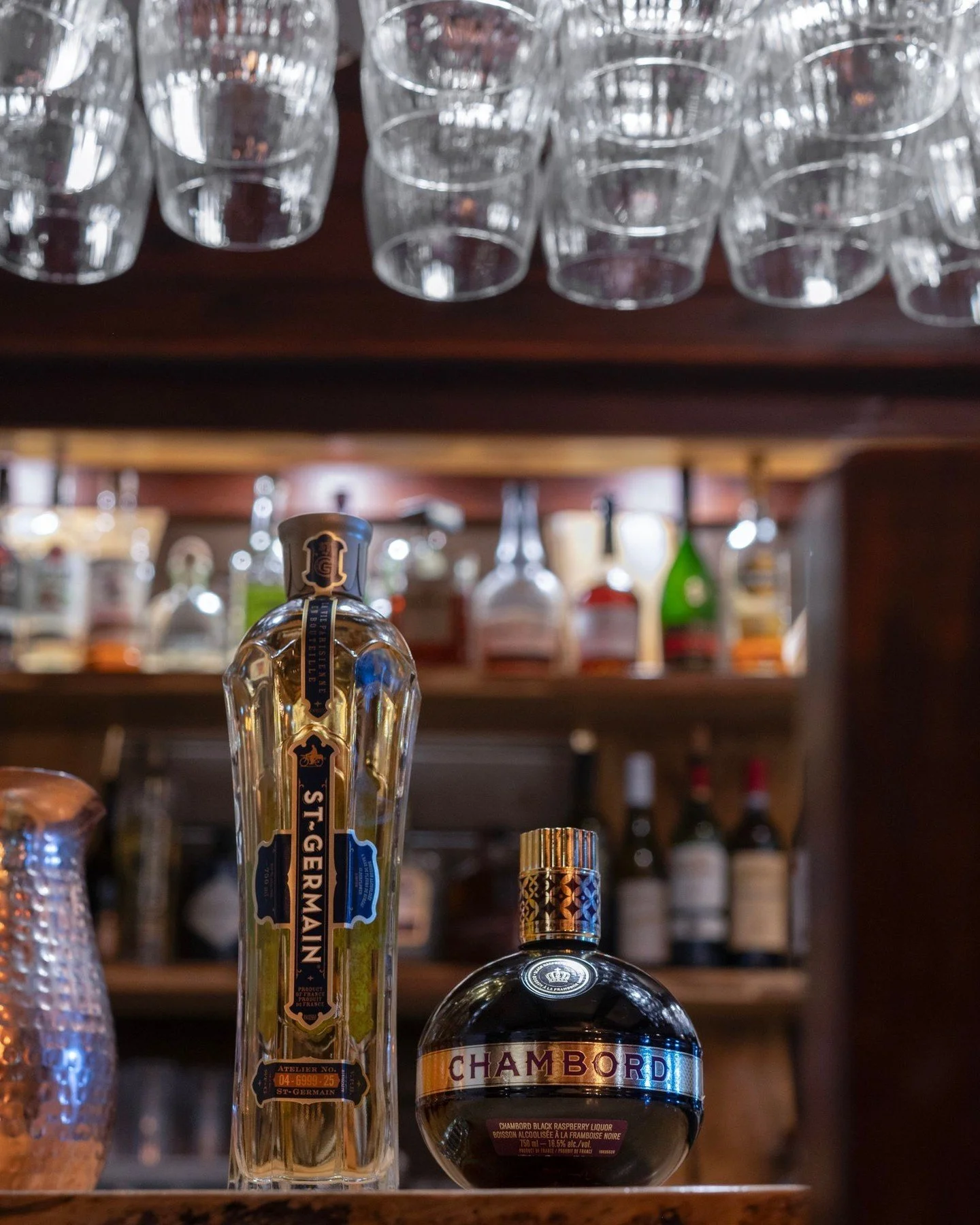 We use only the best ingredients in our Featured Cocktails: house-made syrups, high-quality bar rail spirits and our favourite flavourful liqueurs, including St. Germain and Chambord.

These two French liqueurs are the bases for a few of our cocktail