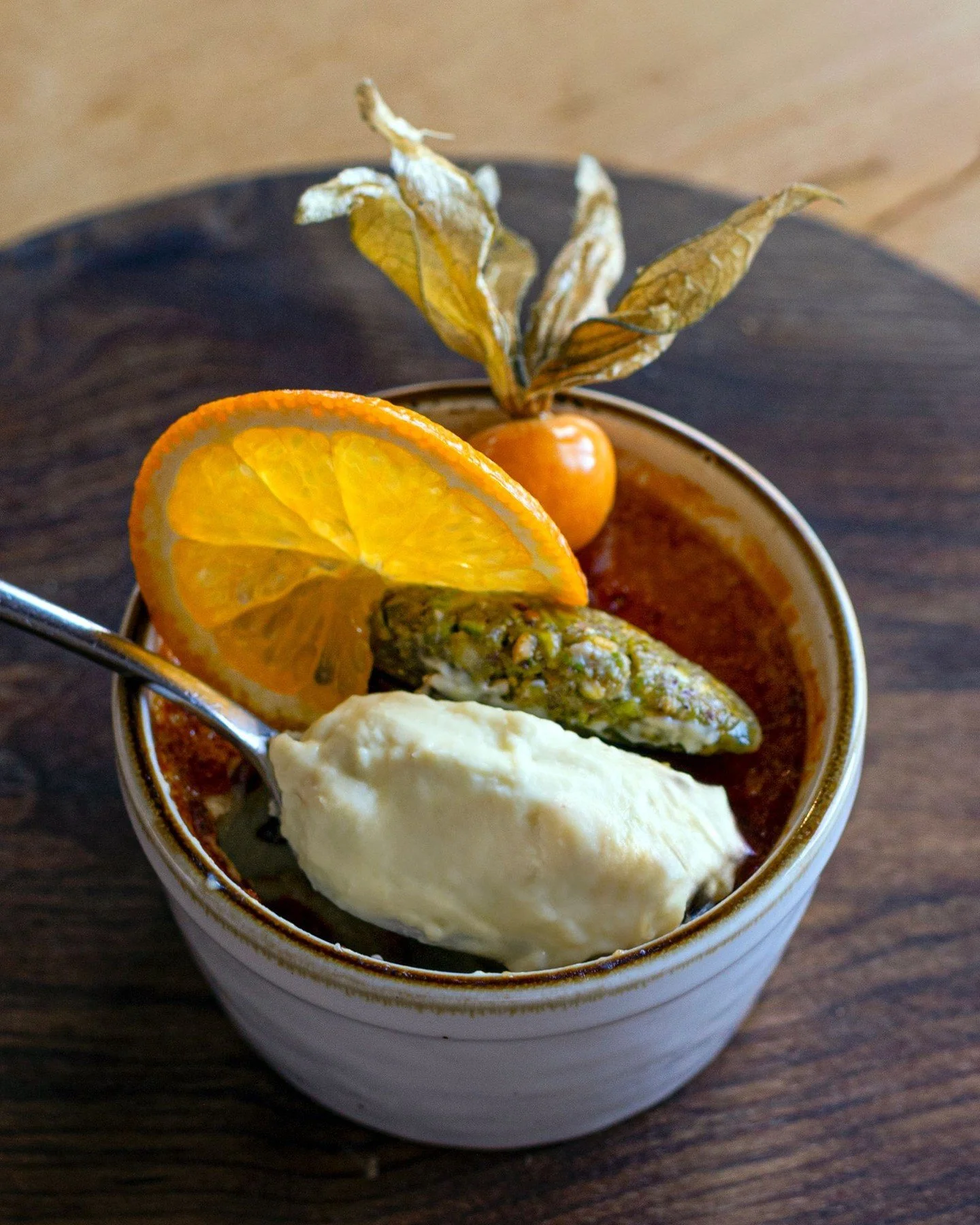 Pistachio is having a moment in the culinary world right now; the Dubai chocolate flavour is showing up in everything from beverages to desserts, and pistachios are making their way into every course! 

While this Pistachio &amp; White Chocolate Cr&e