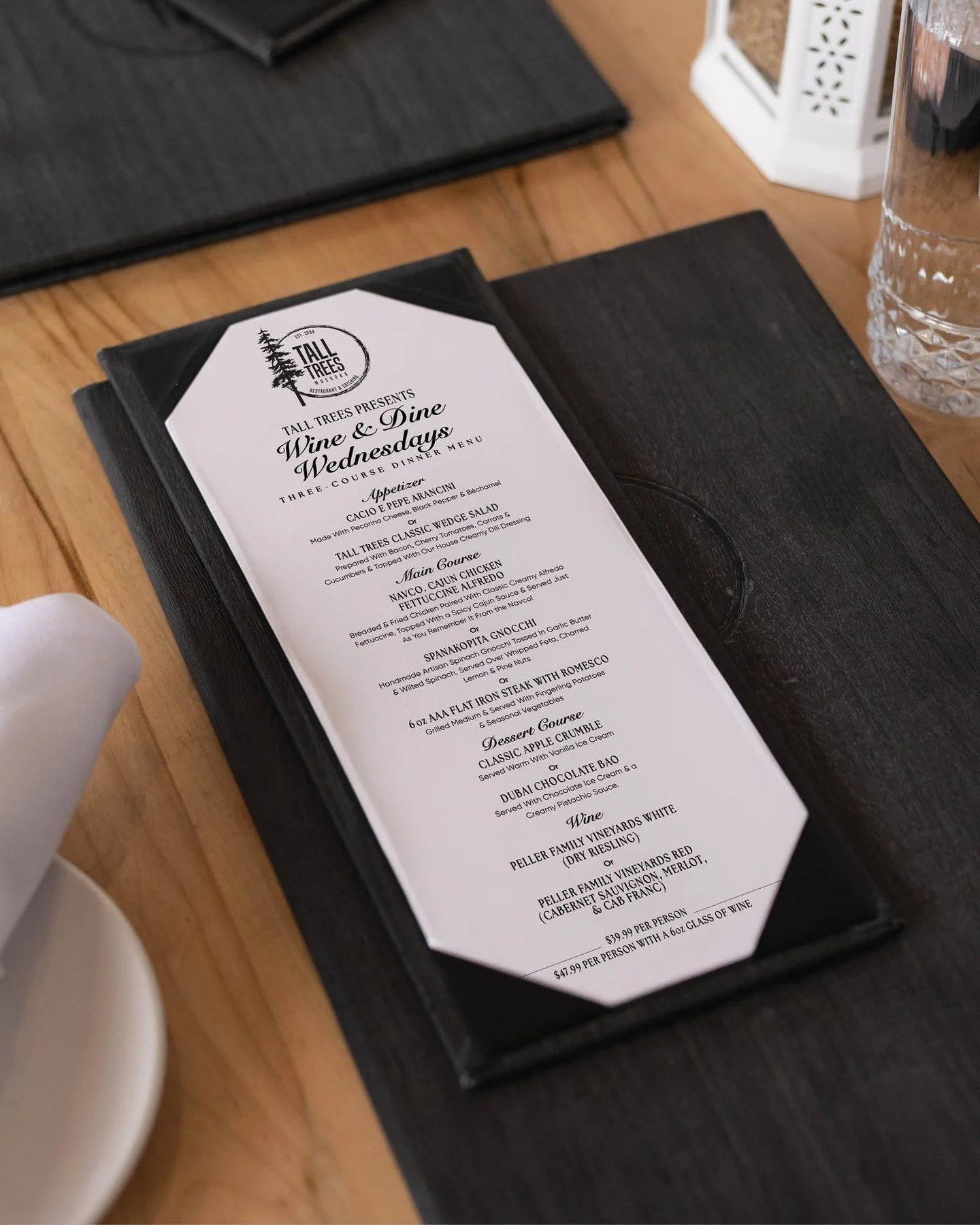 ✨ Tonight is the night&mdash;Wine &amp; Dine Wednesdays! 🍷🍽️

Enjoy a tastefully curated three-course dinner, available every Wednesday evening for just $39.99, or $47.99 when you add a glass of select Peller Family Vineyards wine.

We brought back