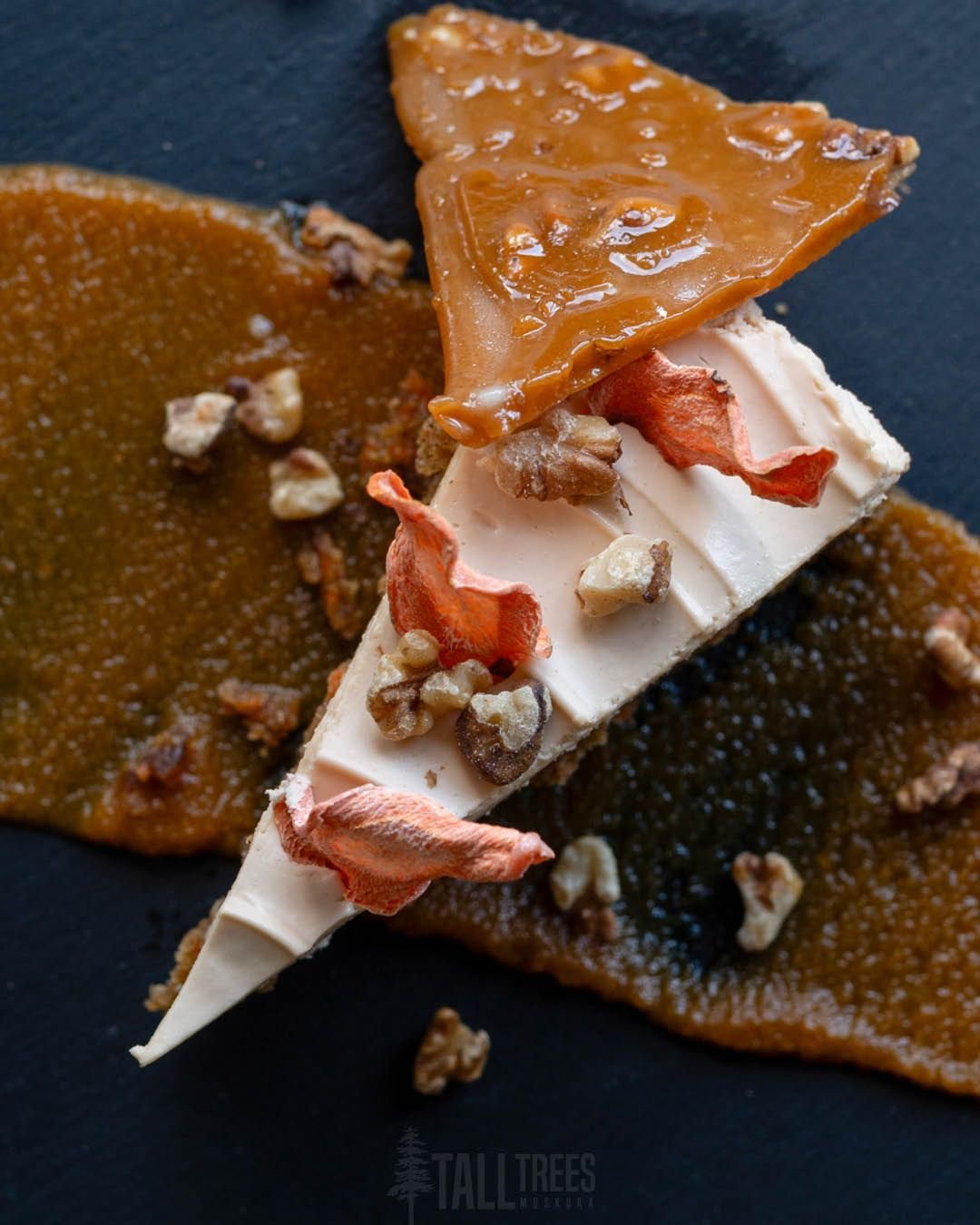 Two delicious desserts come together for a new, delectable creation. 🥕 Try our Carrot Caramel Cheesecake, a Winter Three-Course Menu option, today! 

Reserve your table online: Link In Bio&uarr;

📍 Tall Trees is located at 87 Main St W, Huntsville
