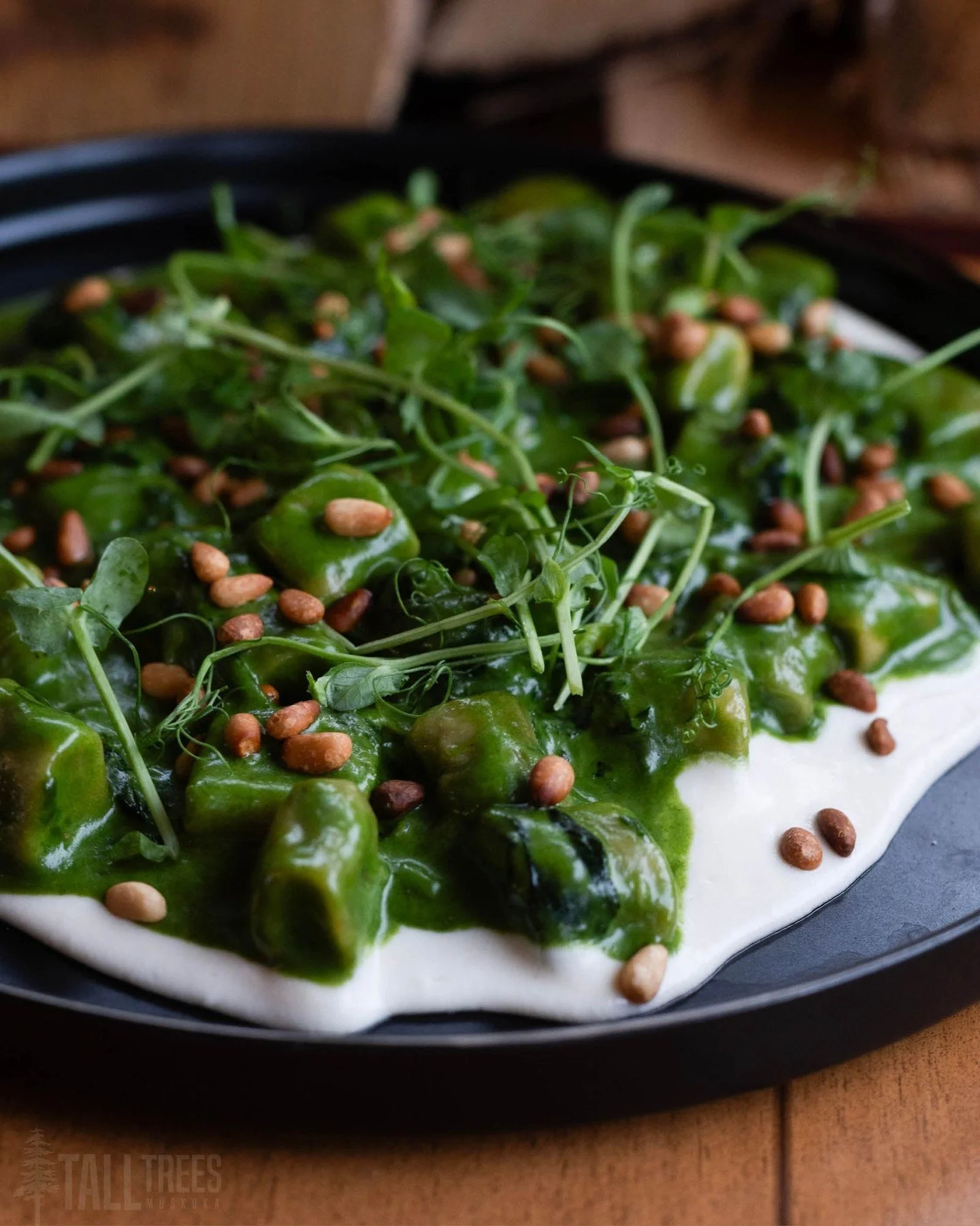 Reserve a table tomorrow to try our Spanakopita Gnocchi: a Wine &amp; Dine Wednesday menu exclusive! 🌱 

To create this Mediterranean-inspired dish, we toss handmade artisan spinach gnocchi in garlic butter with wilted spinach, then serve it over wh