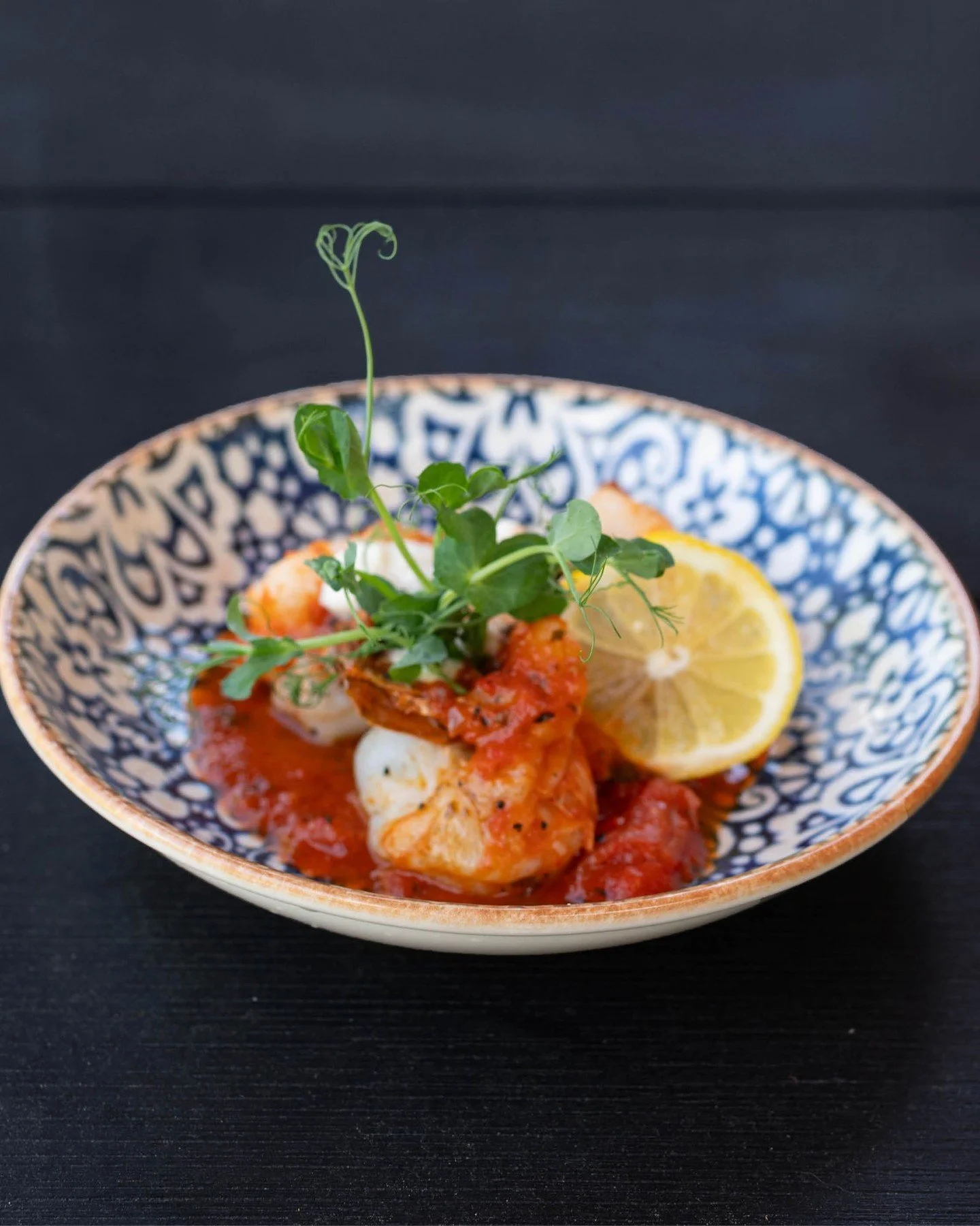 Our Warm Cocktail Shrimp isn&rsquo;t like the others. 🍤

Saut&eacute;ed with tomatoes, lemon, garlic and a hint of chipotle, and topped with a creamy horseradish, these colossal shrimp have just enough kick to create interest on the palate. 

Reserv