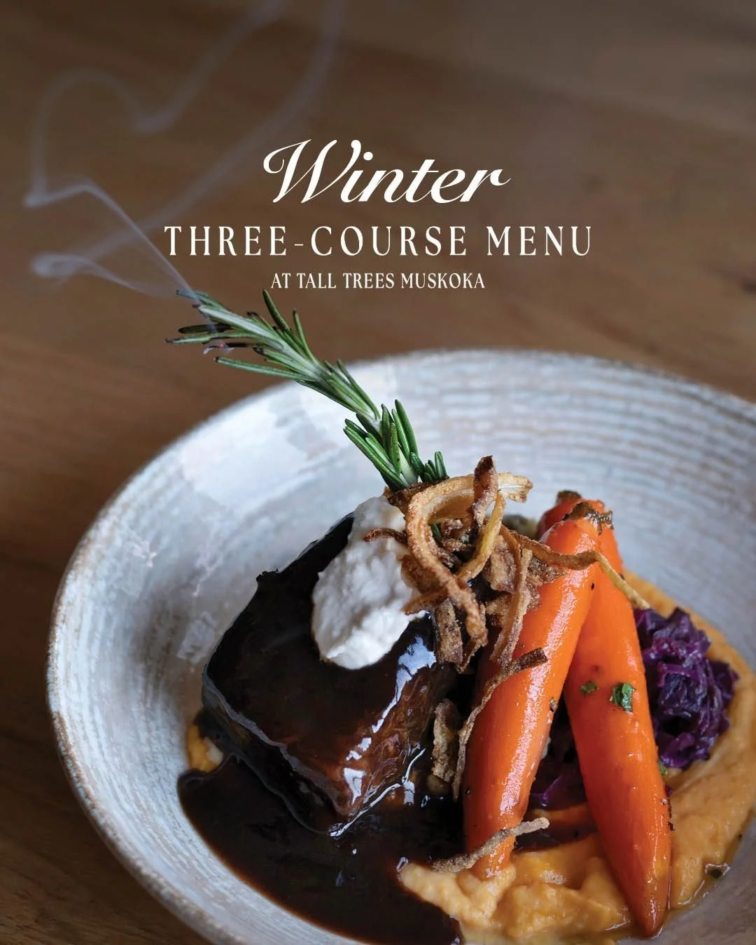 This beef short rib would fall off the bone if it could! 🤤

The Boneless Braised Beef Short Rib is so soft and tender yet packed with flavour, and when paired with a dollop of rosemary creamed horseradish, confit garlic mashed potatoes and seasonal 