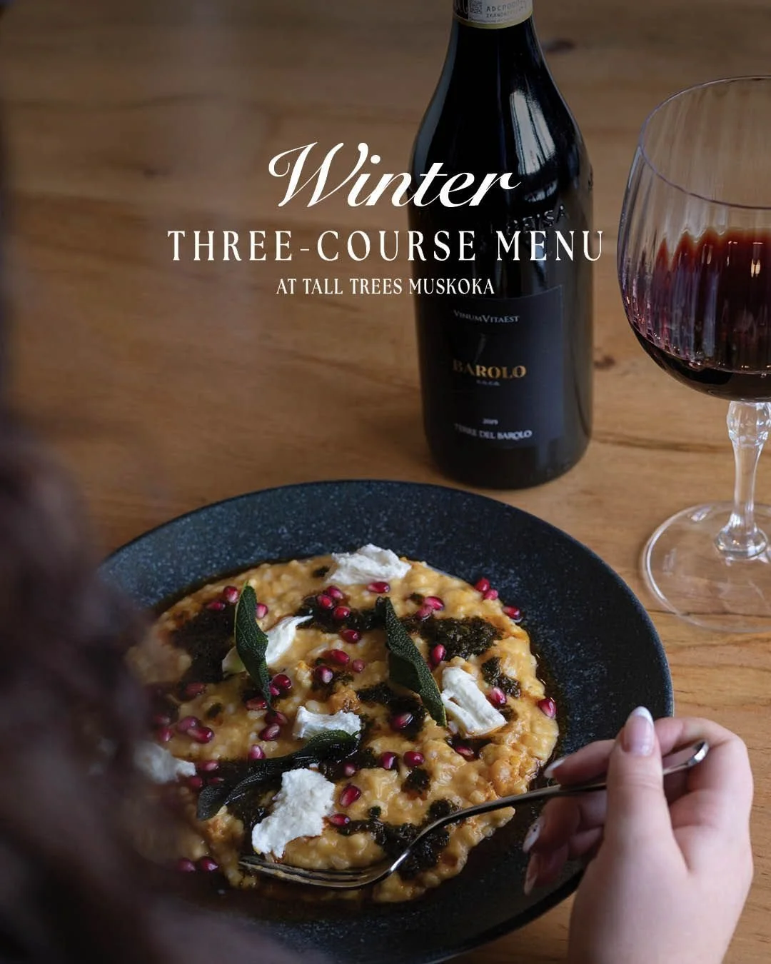 Golden roasted squash, velvety risotto, and crisp fried sage come together in our Winter Squash Risotto. 

Finished with fior di latte, vibrant pomegranate and a hint of chermoula, it&rsquo;s a dish that balances warmth, comfort and indulgence, makin